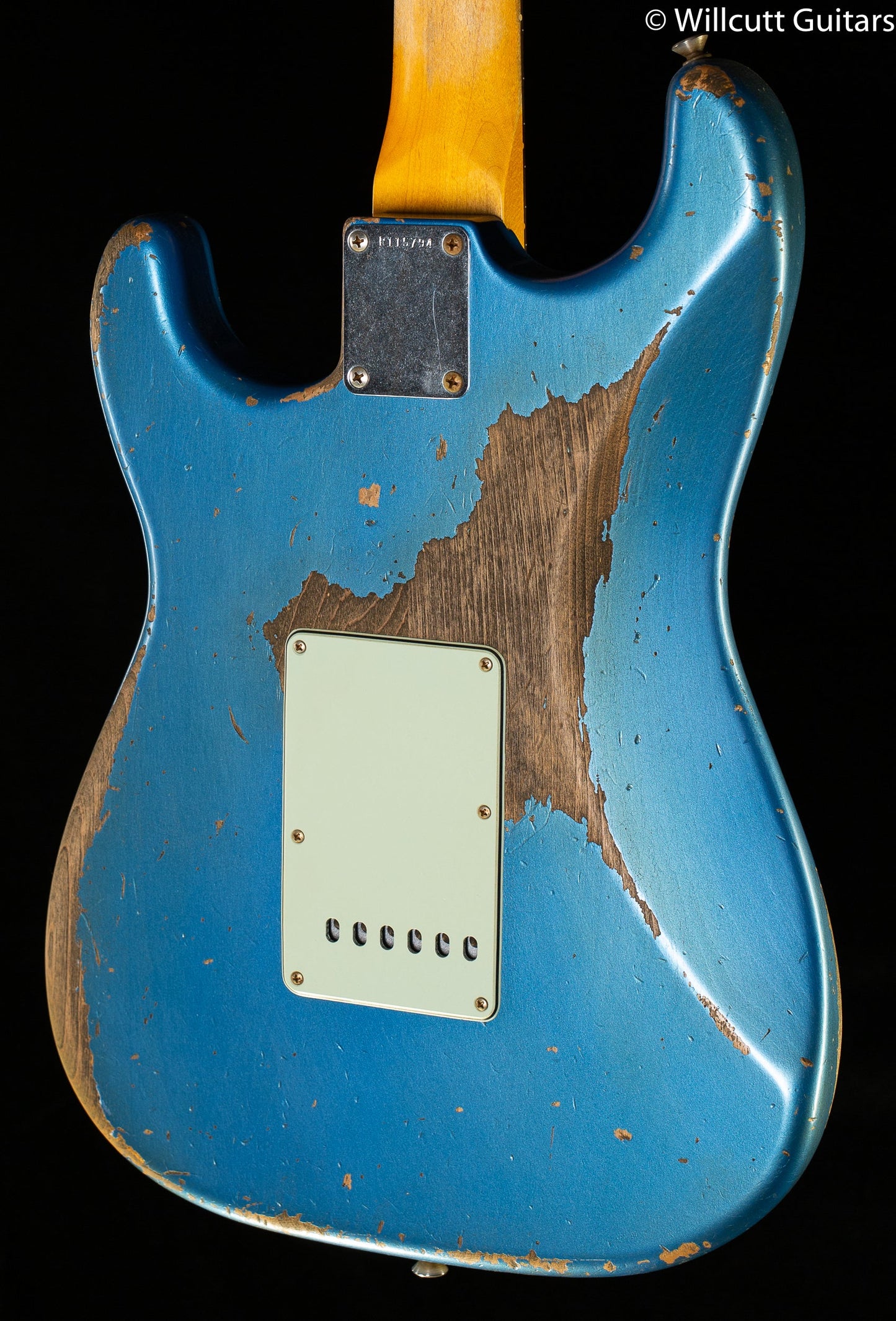 Fender Custom Shop Masterbuilt Ron Thorn 1962 Stratocaster Heavy Relic Lake Placid Blue (794)