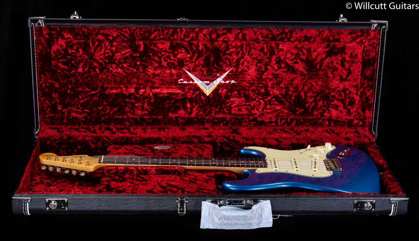 Fender Custom Shop Willcutt True '62 Stratocaster Journeyman Relic Lake Placid Blue Large C