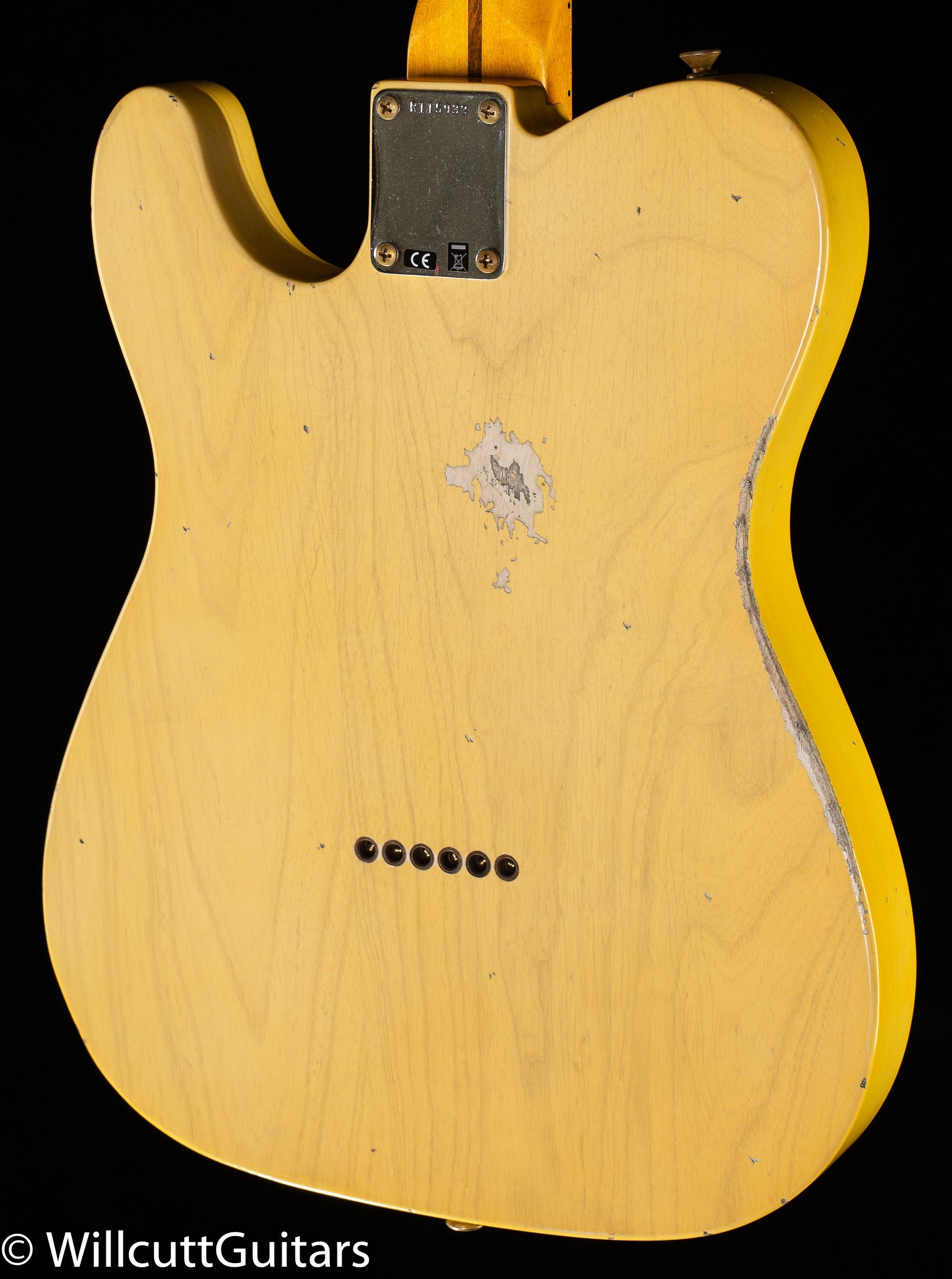 Fender Custom Shop 4/54 Blackguard Tele Blonde Willcutt Limited 57 Soft "V"