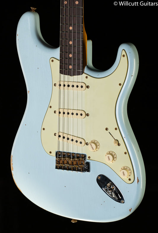Fender Custom Shop "The 63" 1963 Stratocaster Relic Sonic Blue 60C