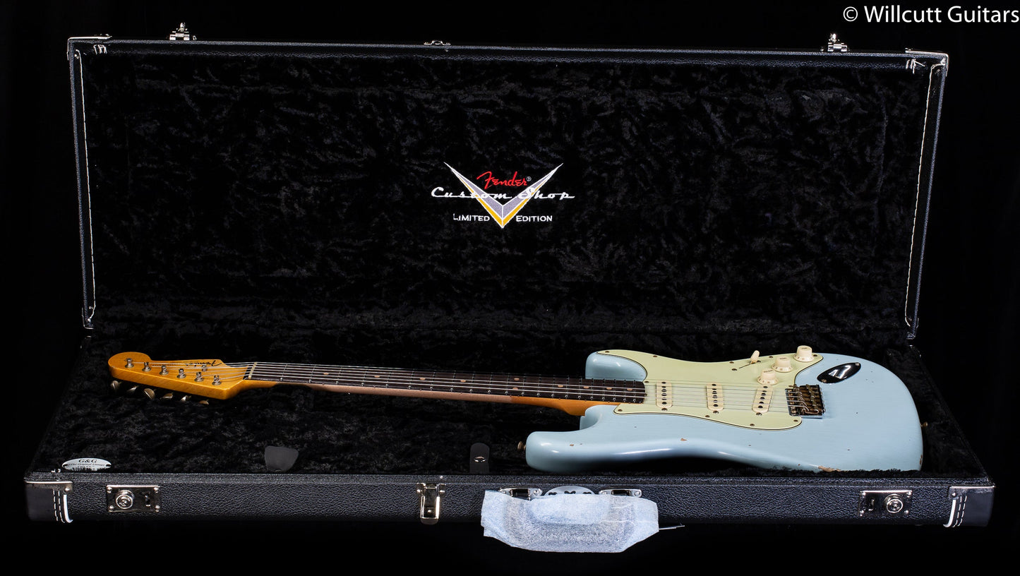 Fender Custom Shop "The 63" 1963 Stratocaster Relic Sonic Blue 60C