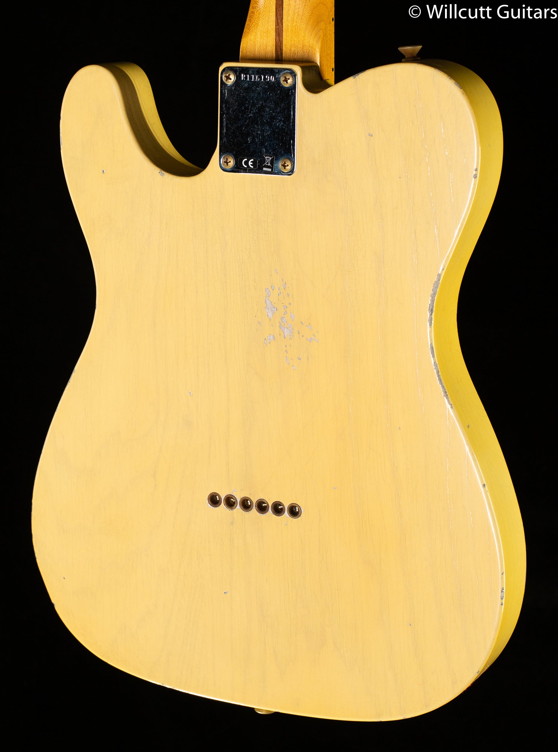 Fender Custom Shop 4/54 Blackguard Tele Blonde Willcutt Limited Original Neck Carve