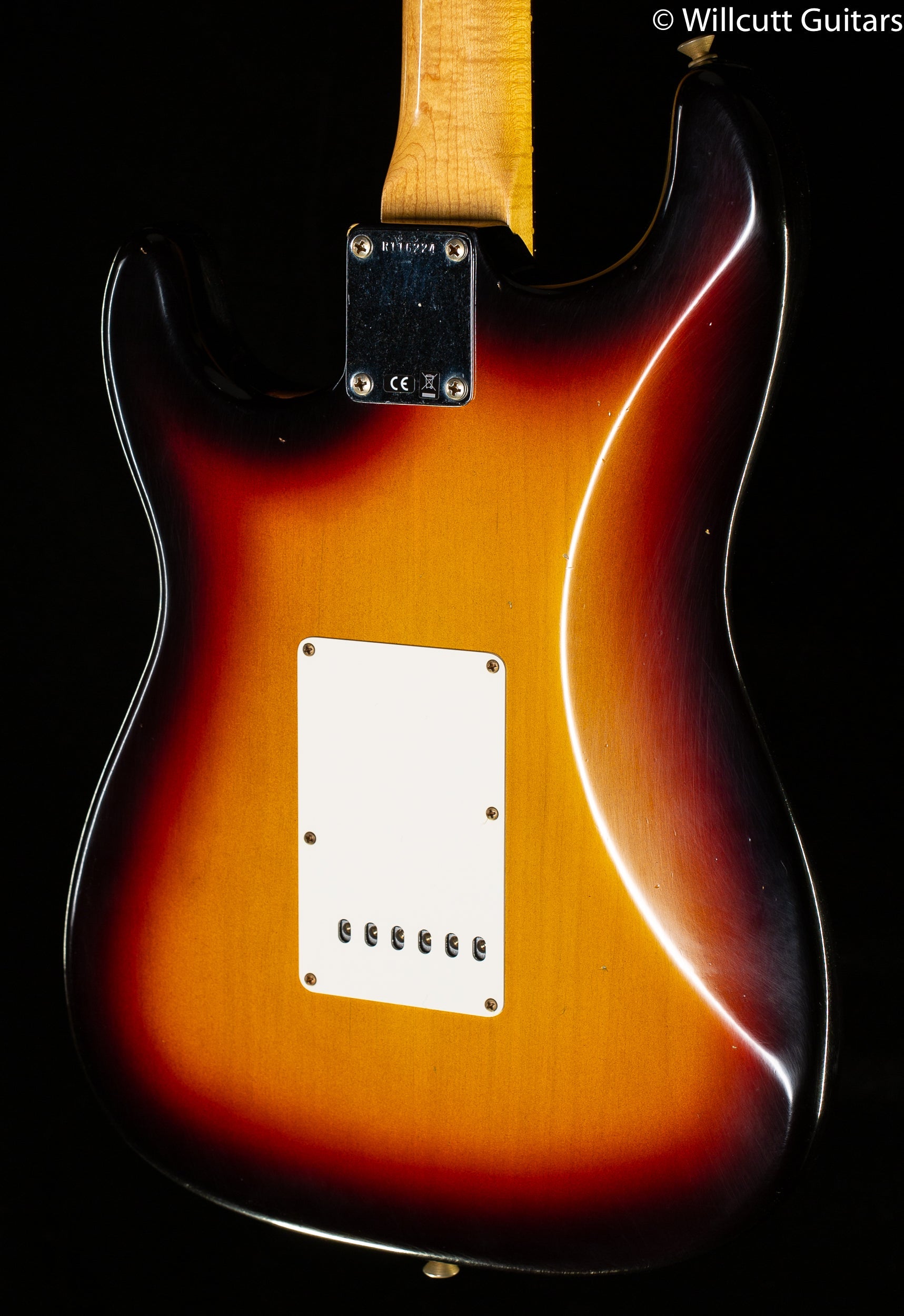 Fender Custom Shop Willcutt True '62 Stratocaster Journeyman Relic 3-Tone Sunburst Large C