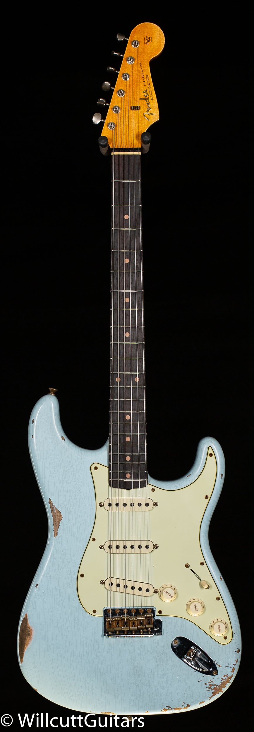 Fender Custom Shop "The 63" 1963 Stratocaster Relic Sonic Blue Large C