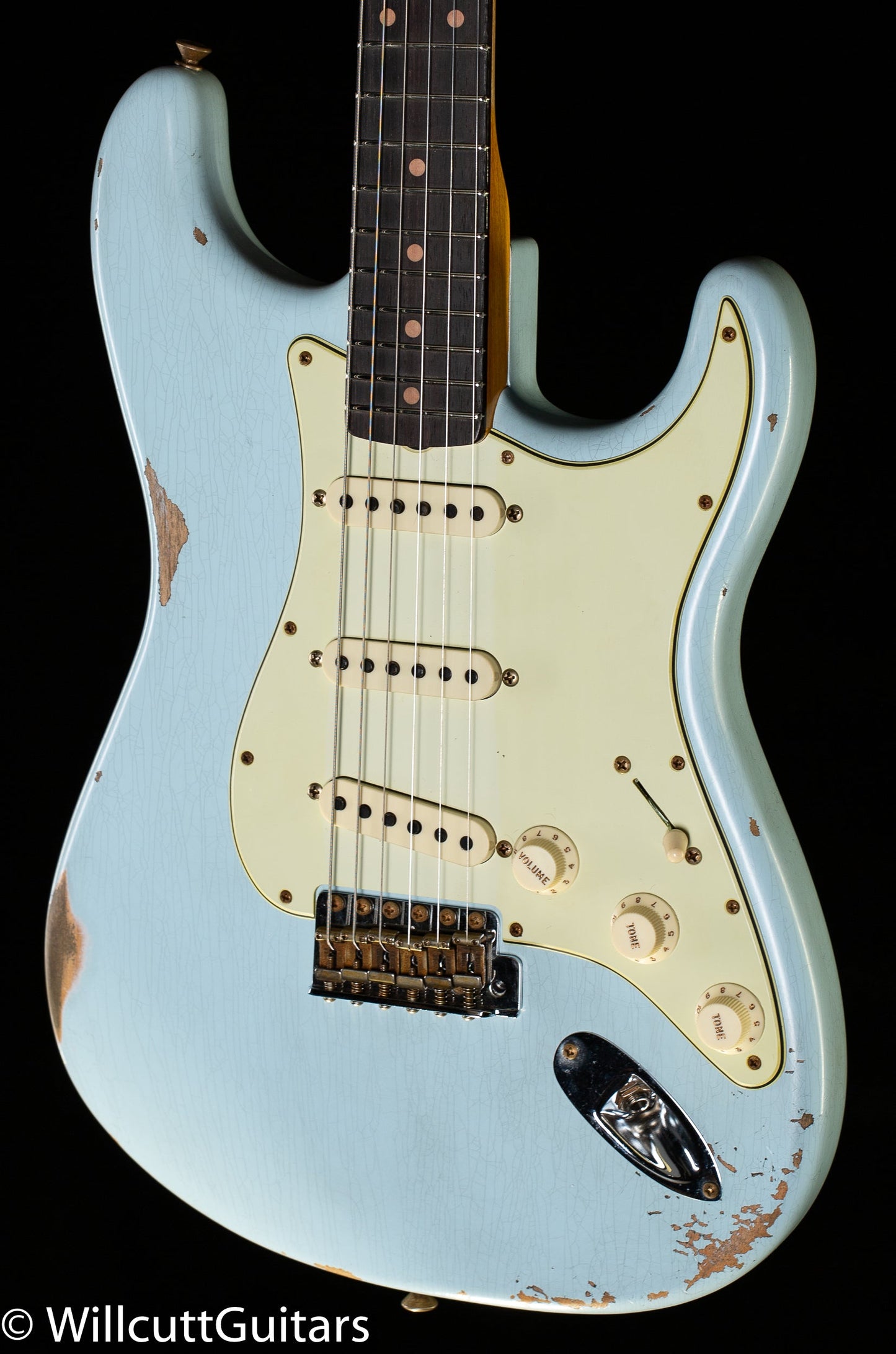 Fender Custom Shop "The 63" 1963 Stratocaster Relic Sonic Blue Large C