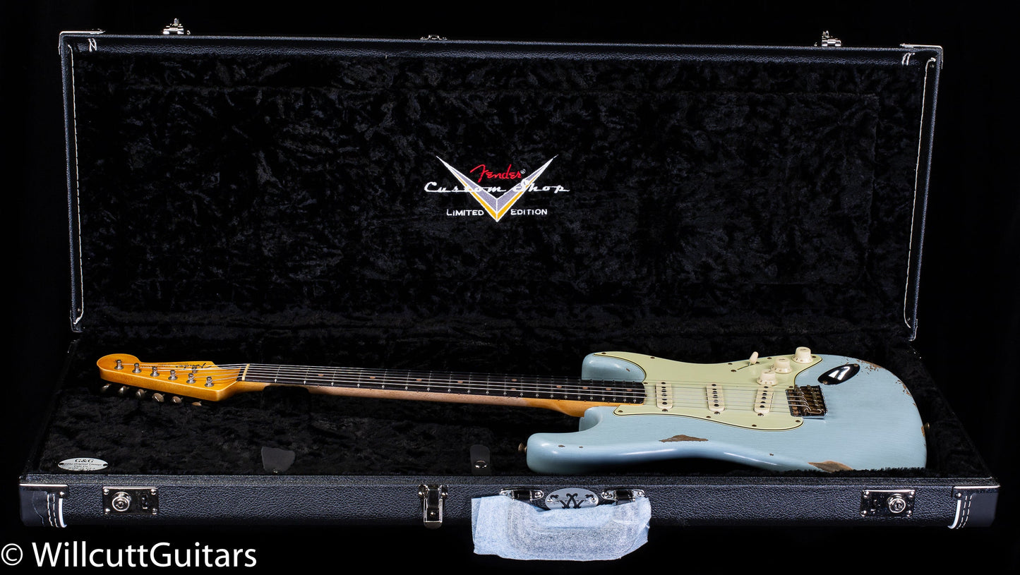 Fender Custom Shop "The 63" 1963 Stratocaster Relic Sonic Blue Large C