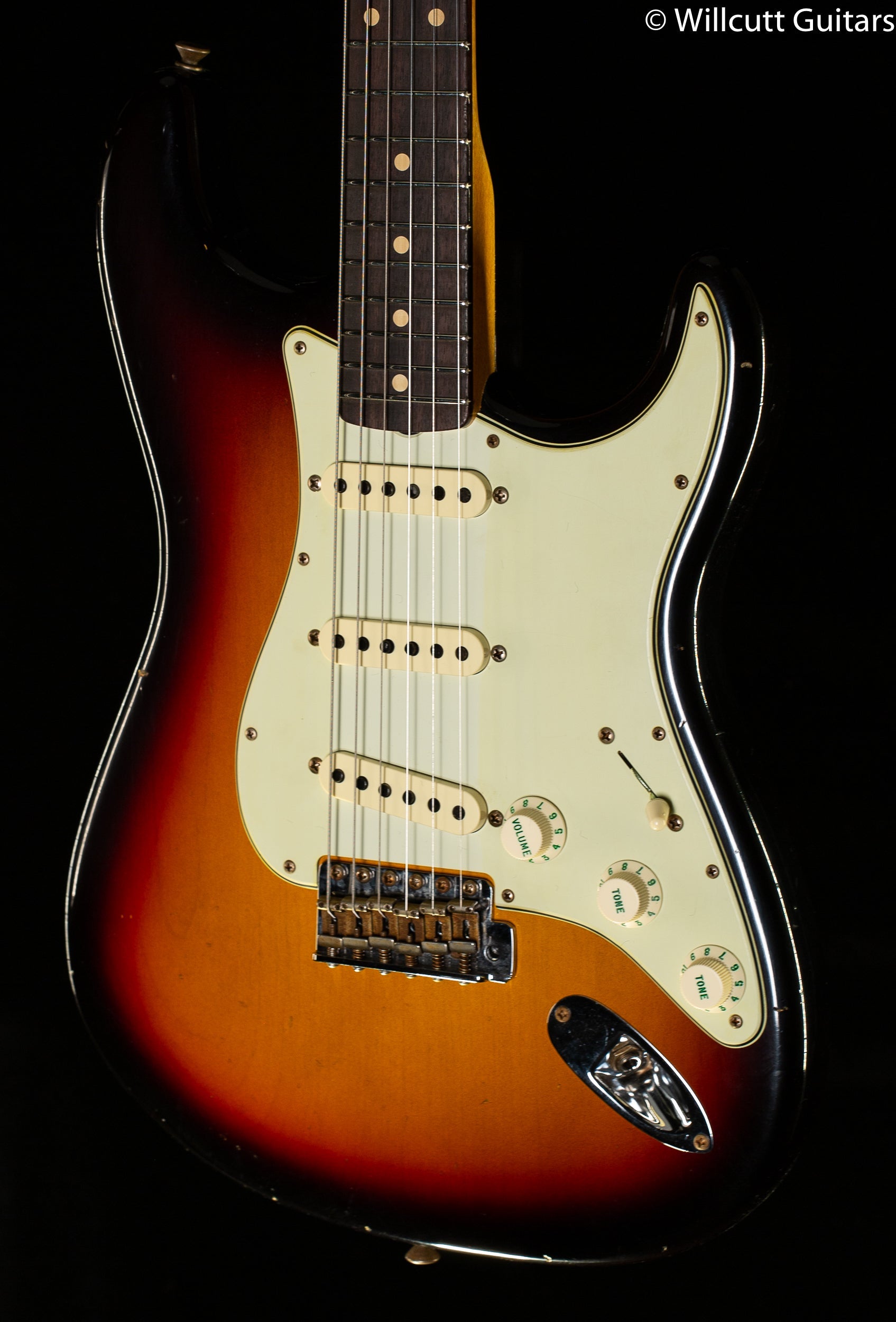 Fender Custom Shop Willcutt True '62 Stratocaster Journeyman Relic 3-Tone Sunburst 60s Oval C