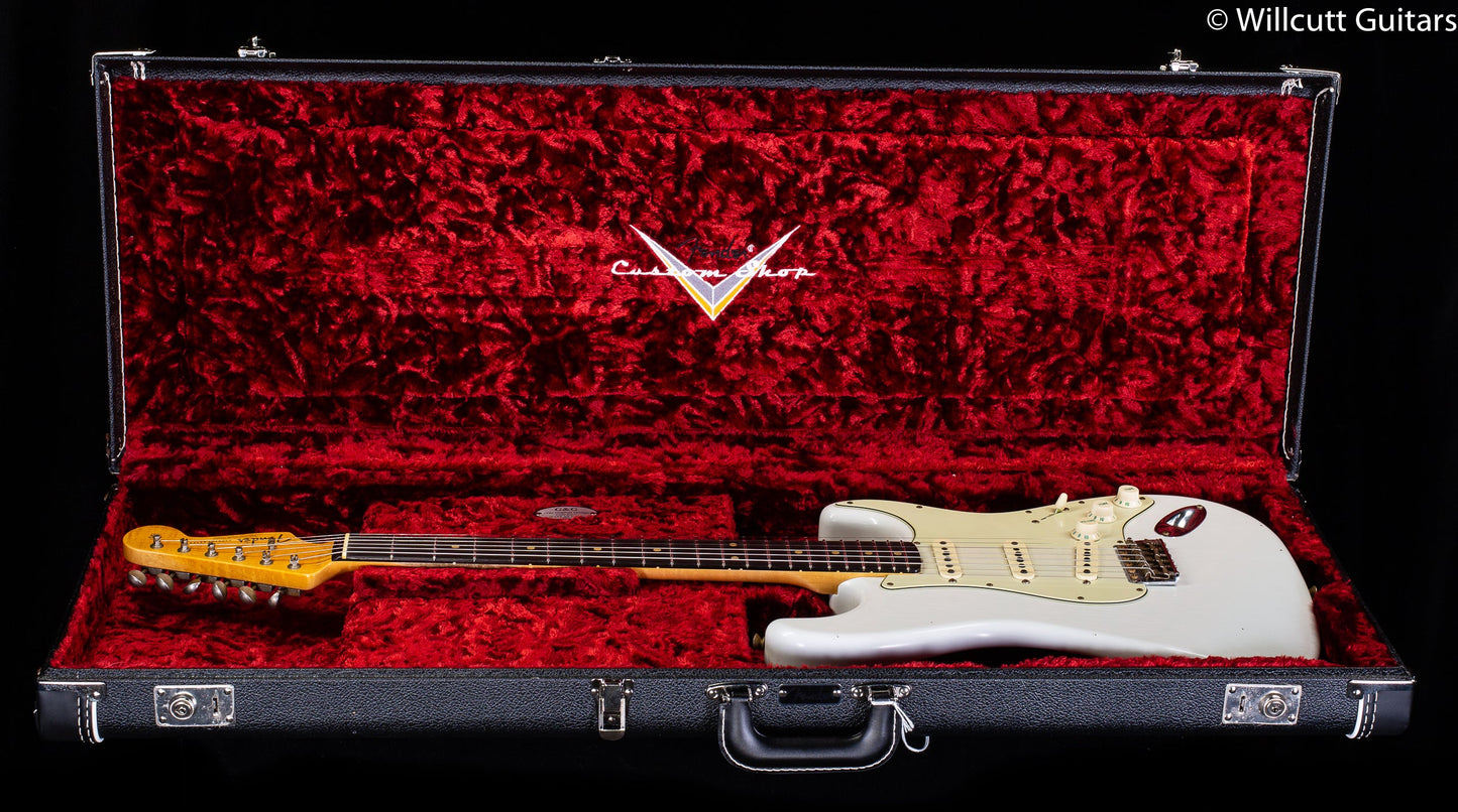 Fender Custom Shop Willcutt True '62 Stratocaster Journeyman Relic Olympic White 59 C