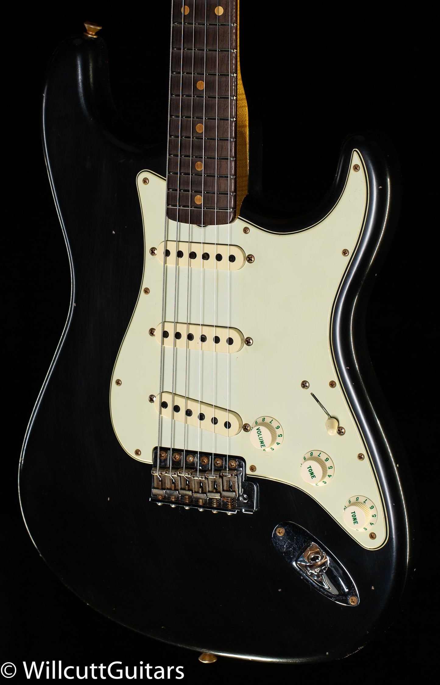 Fender Custom Shop Willcutt True '62 Stratocaster Journeyman Relic Black Large C