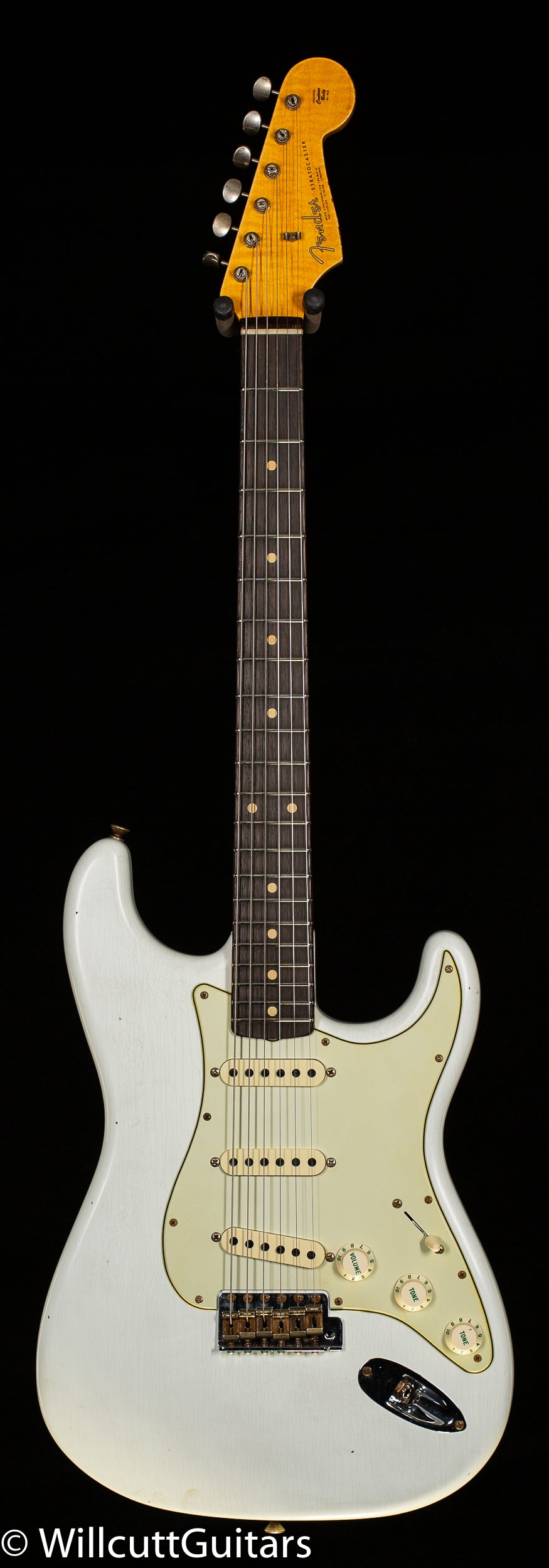 Fender Custom Shop Willcutt True '62 Stratocaster Journeyman Relic Olympic White 57 V