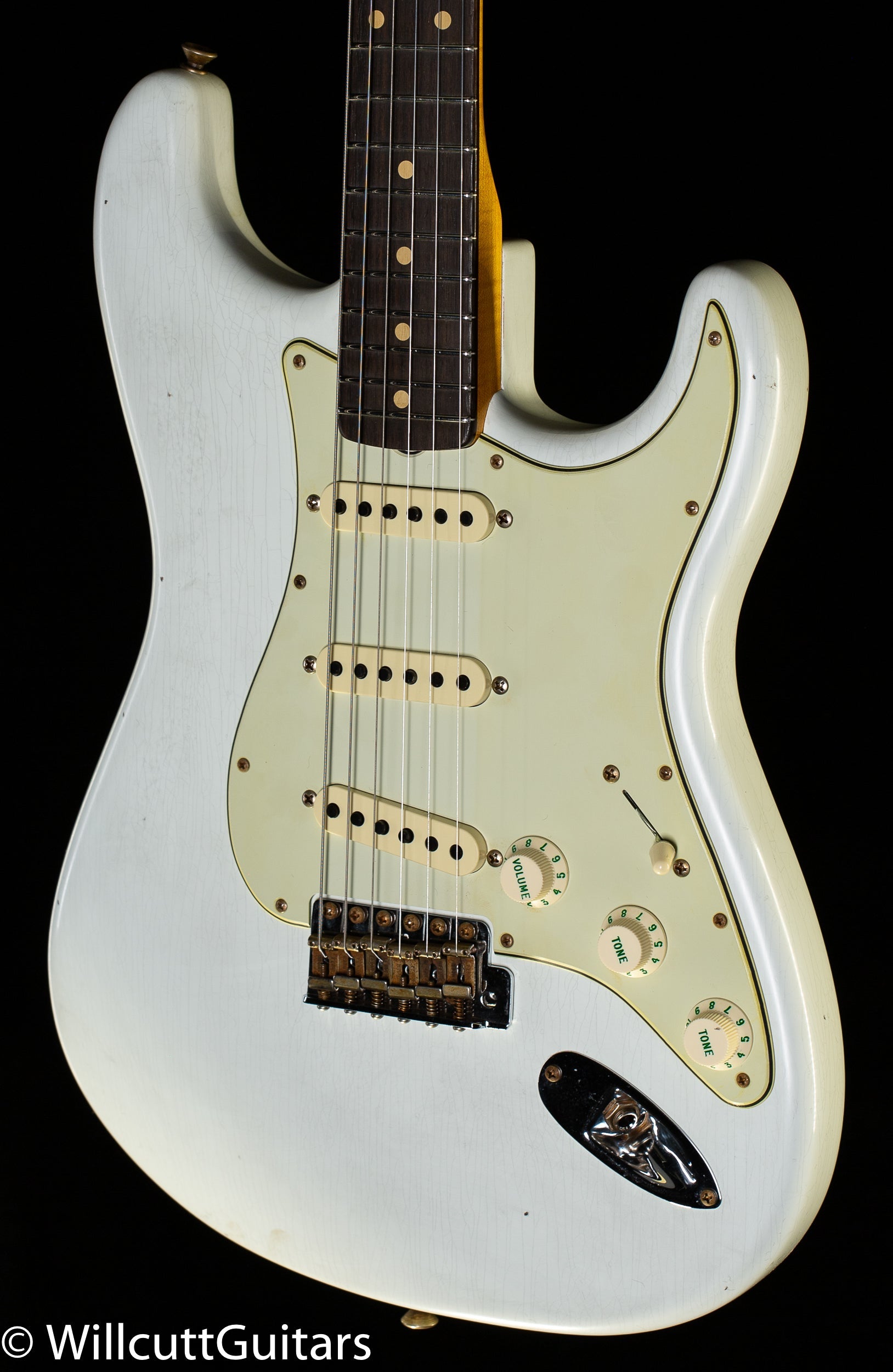 Fender Custom Shop Willcutt True '62 Stratocaster Journeyman Relic Olympic White 57 V