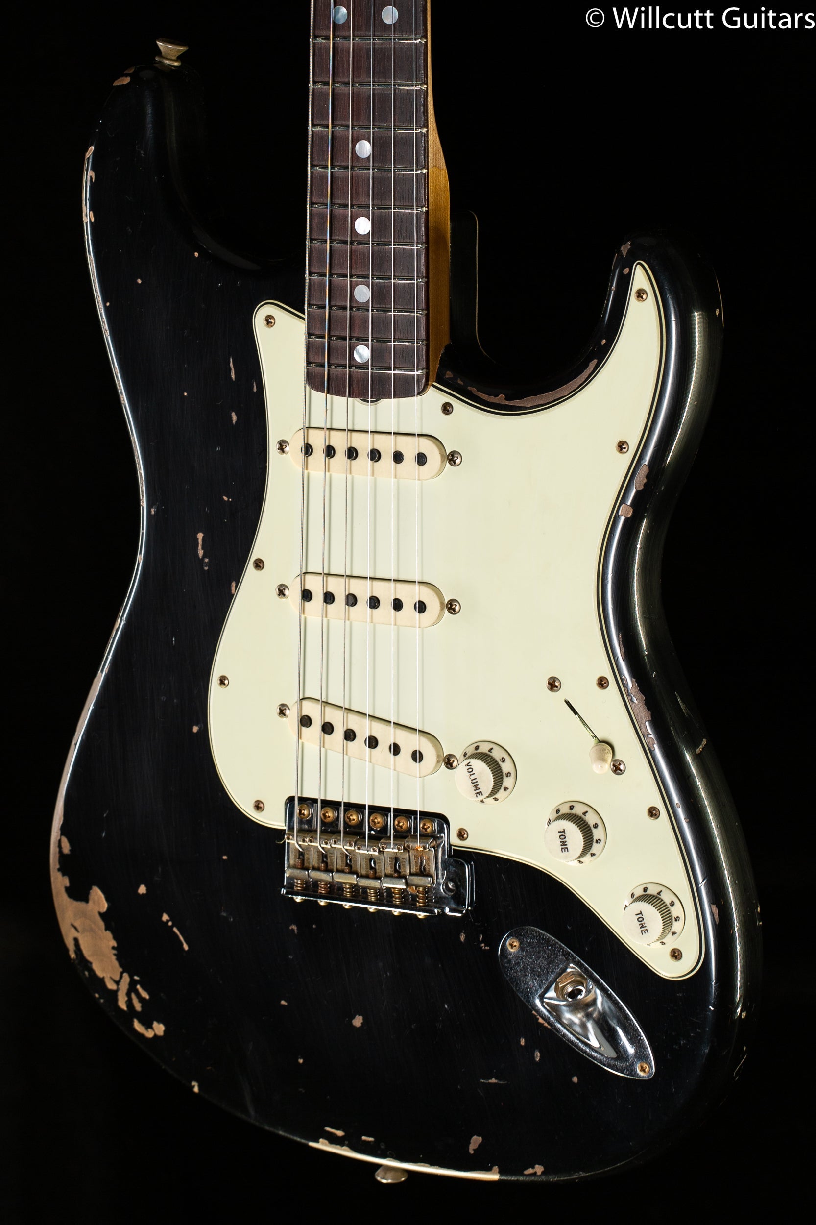 Fender Custom Shop Michael Landau Signature 1968 Relic Stratocaster Round-Laminated Rosewood Black (016)