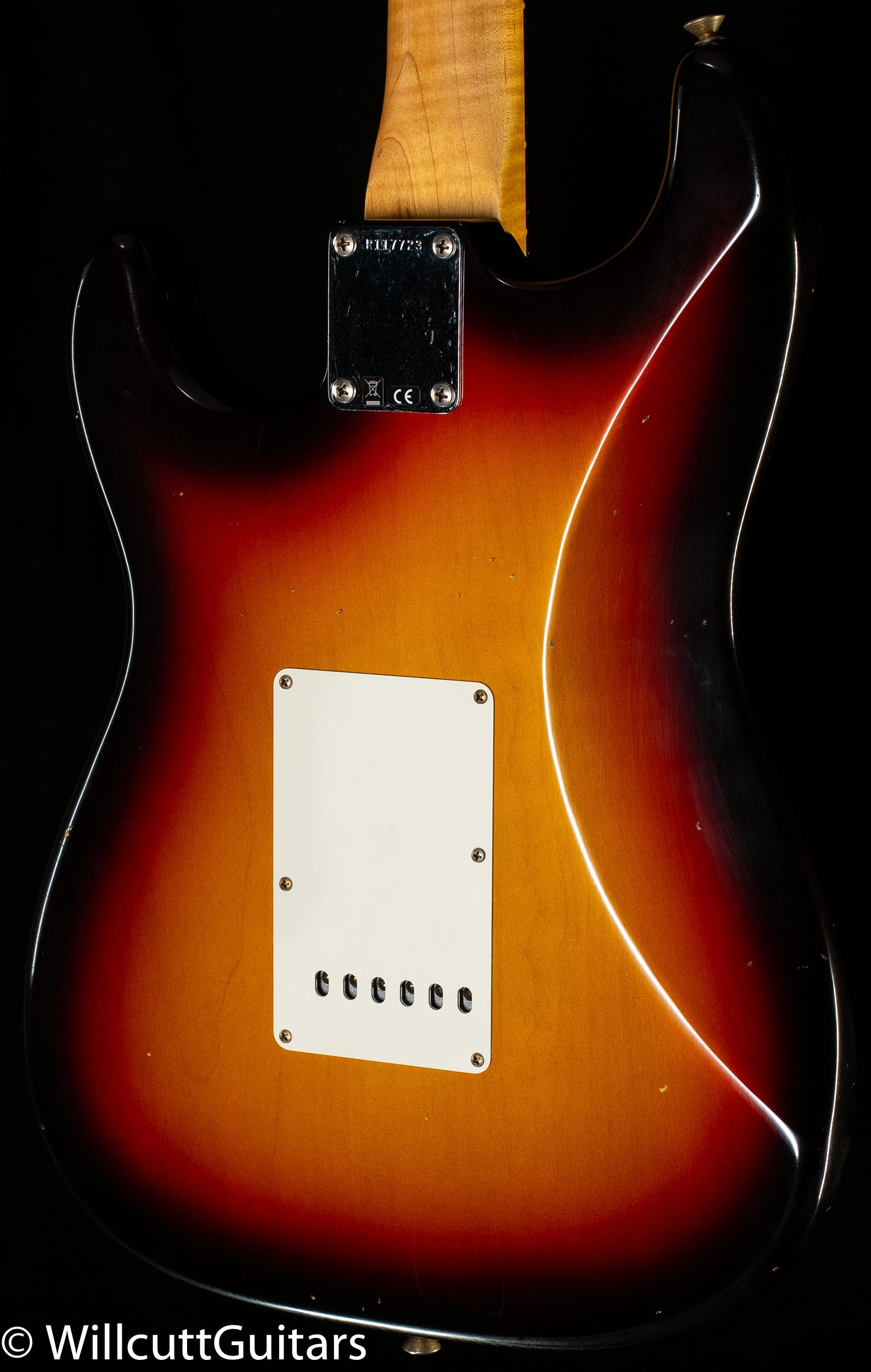 Fender Custom Shop Willcutt True '62 Stratocaster Journeyman Relic 3-Tone Sunburst 60s Oval C (723)