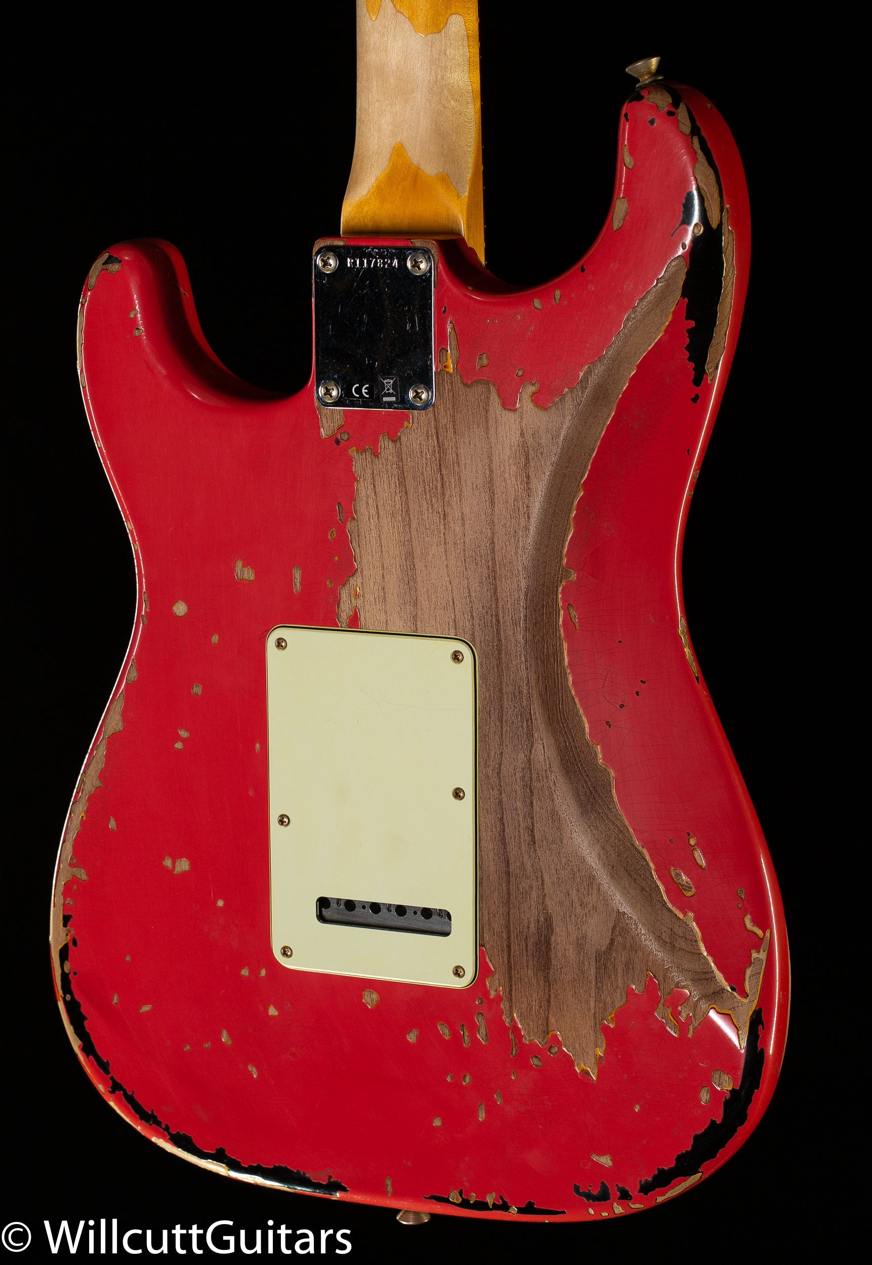 Fender Custom Shop Michael Landau Signature 1963 Stratocaster Round-Laminated Rosewood Fiesta Red over 3-Color Sunburst (824)