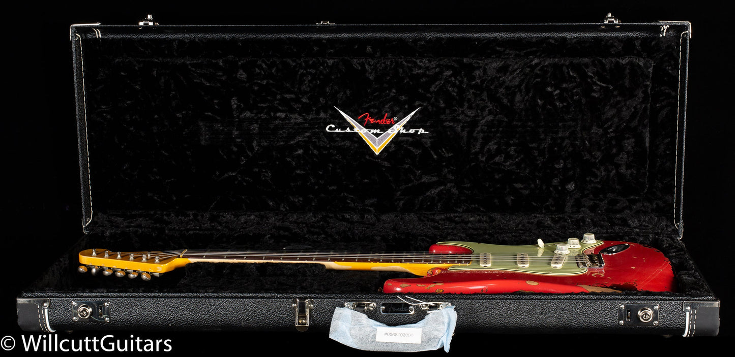 Fender Custom Shop Michael Landau Signature 1963 Stratocaster Round-Laminated Rosewood Fiesta Red over 3-Color Sunburst