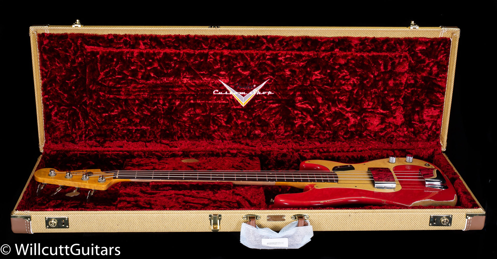 Fender Custom Shop 1959 Precision Bass Heavy Relic Fiesta Red (872)