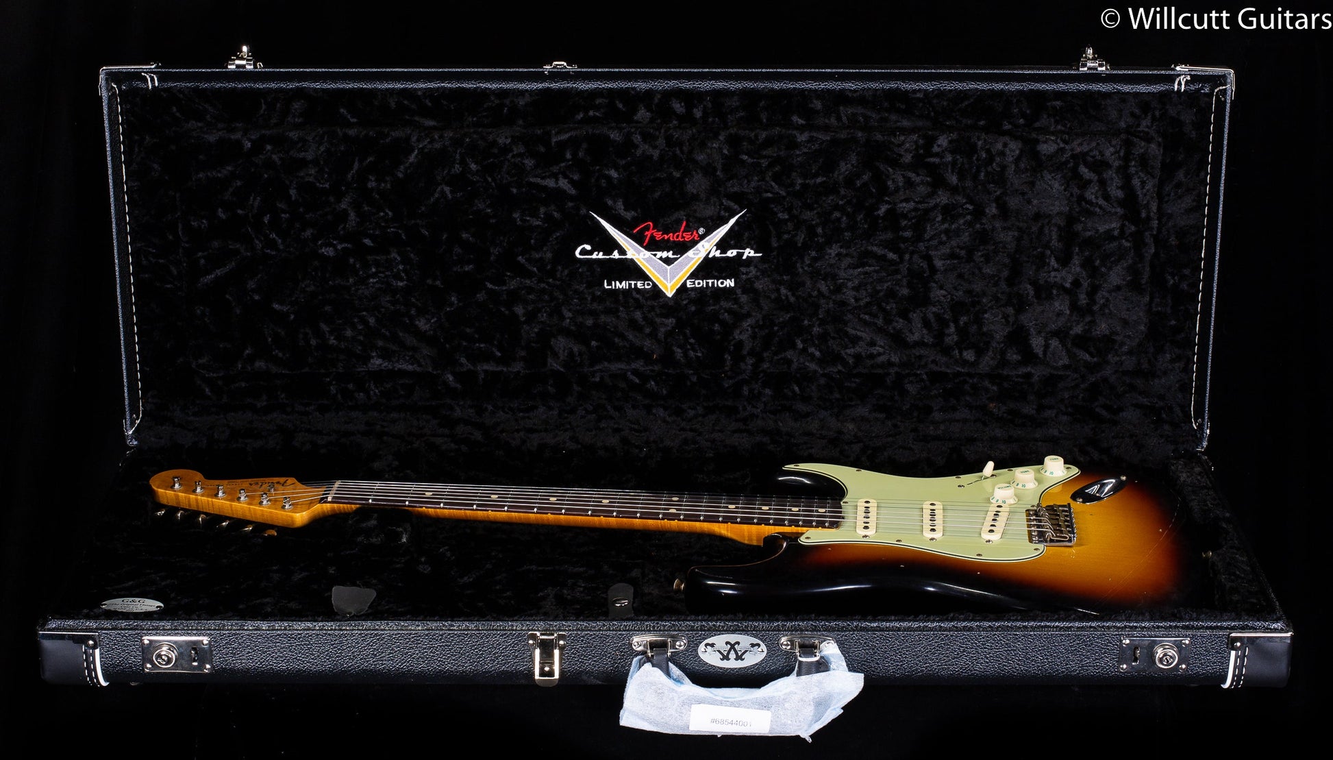Fender Custom Shop Willcutt True '62 Stratocaster Journeyman Relic 3-Tone Sunburst Josephina Handwound 57 Soft V  (967)