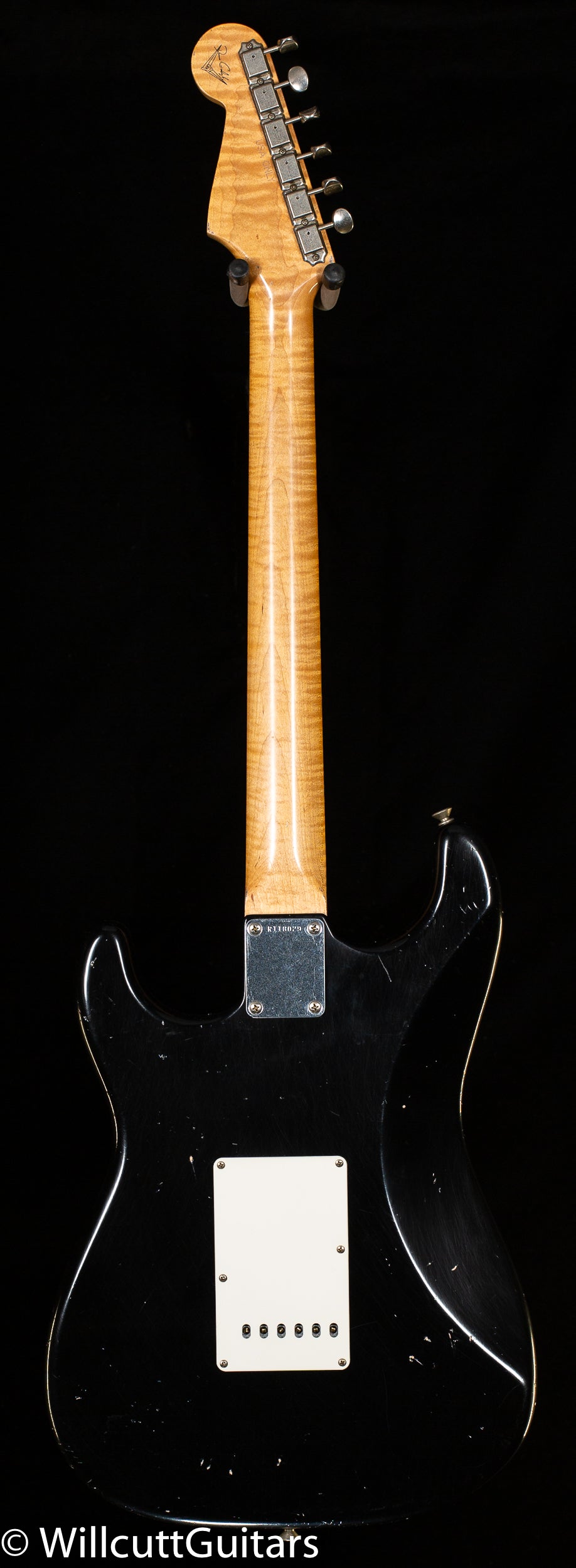 Fender Custom Shop TRUE '62 STRAT JRN MBDG '59 C BLK BRAZ (029)