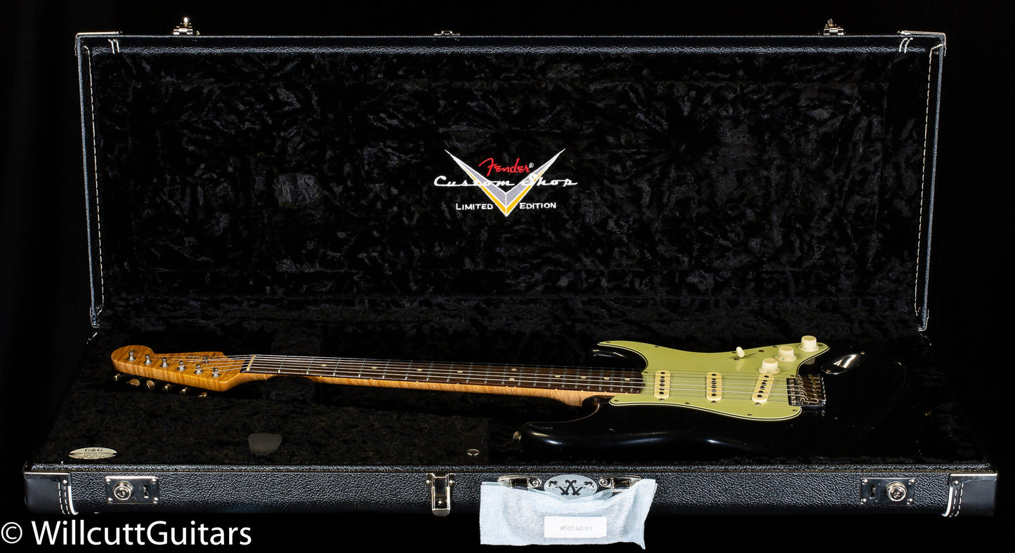 Fender Custom Shop TRUE '62 STRAT JRN MBDG '59 C BLK BRAZ (029)