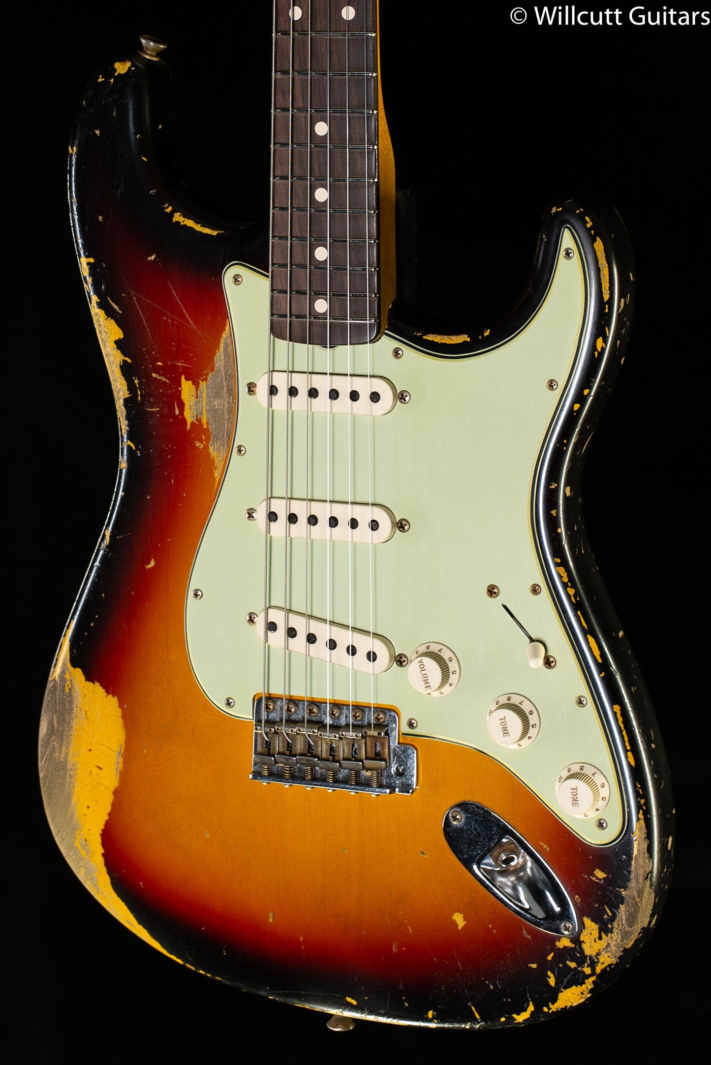 Fender Custom Shop Masterbuilt Ron Thorn 1960 Stratocaster Heavy Relic 3-Tone Sunburst Brazilian Rosewood (216)