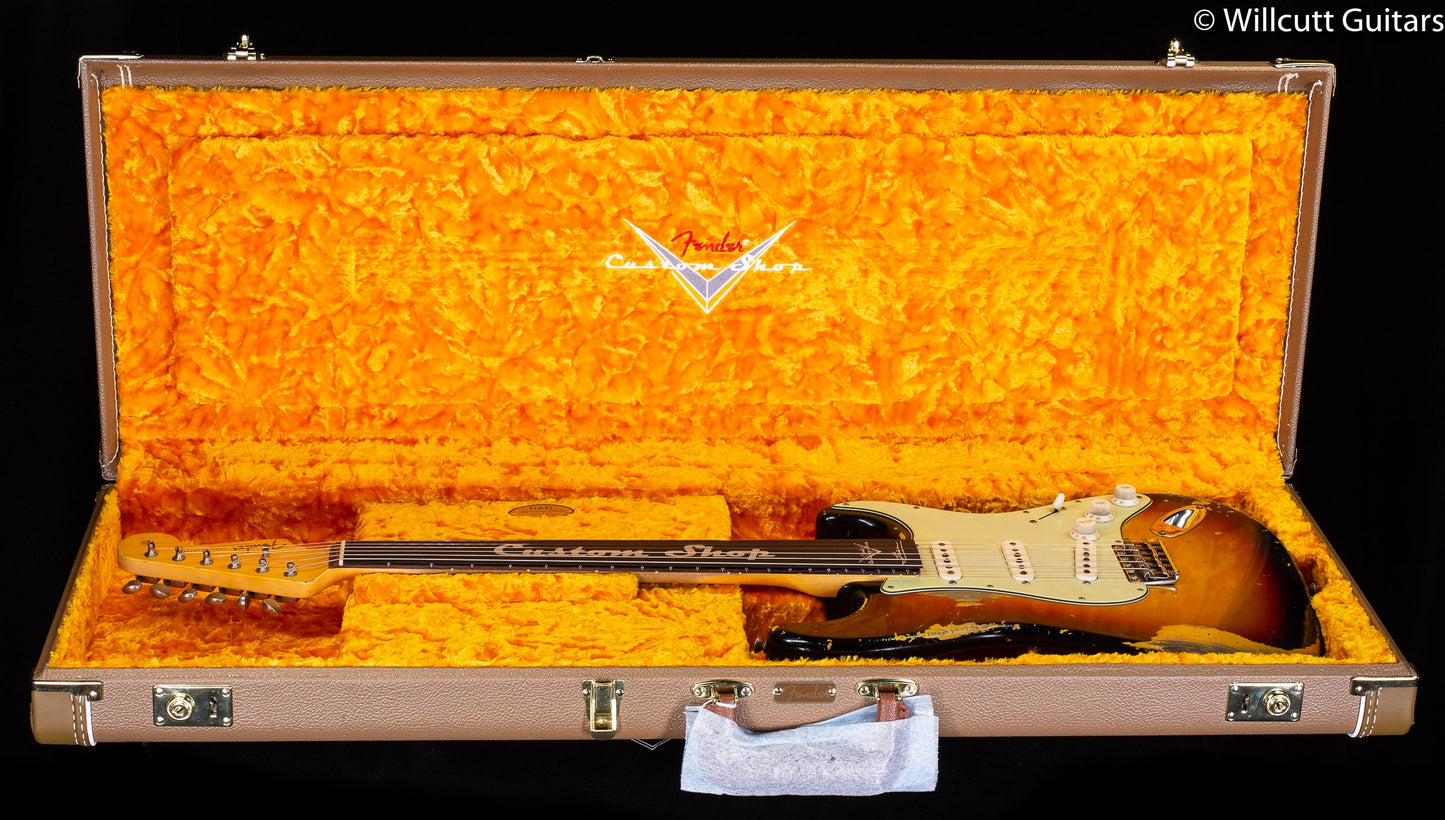 Fender Custom Shop Masterbuilt Ron Thorn 1960 Stratocaster Heavy Relic 3-Tone Sunburst Brazilian Rosewood (216)