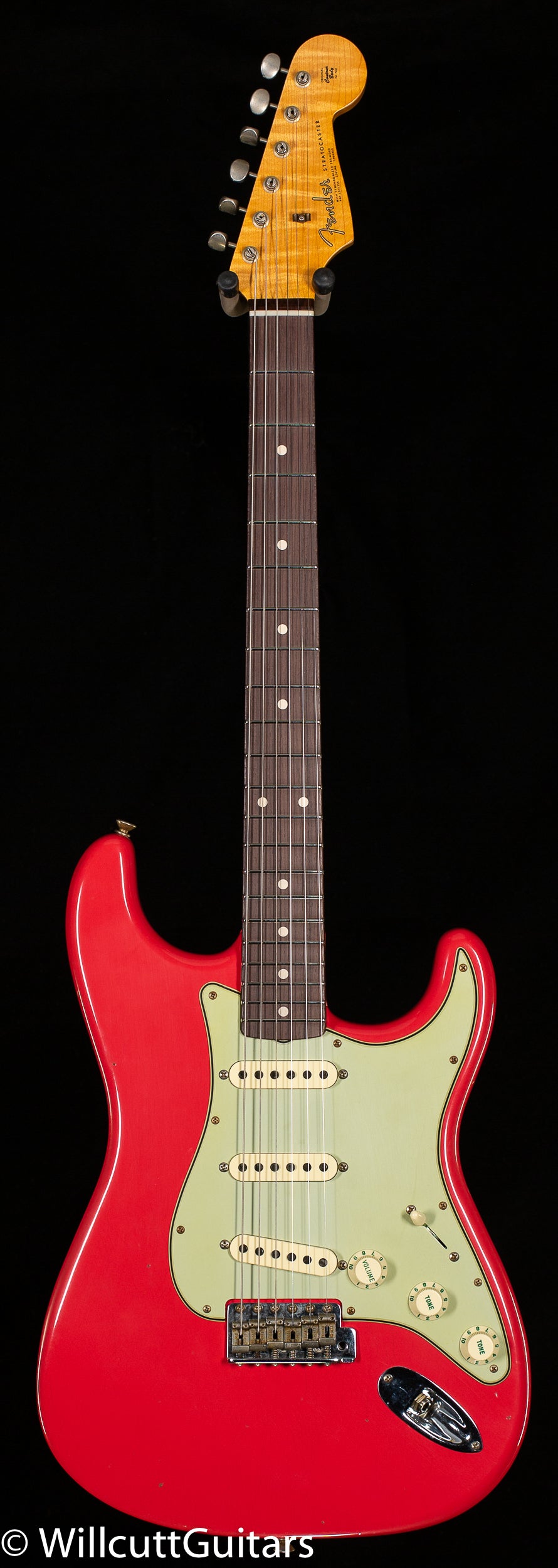 Fender Custom Shop Willcutt True '62 Stratocaster Journeyman Relic Fiesta Red '59 C (222)