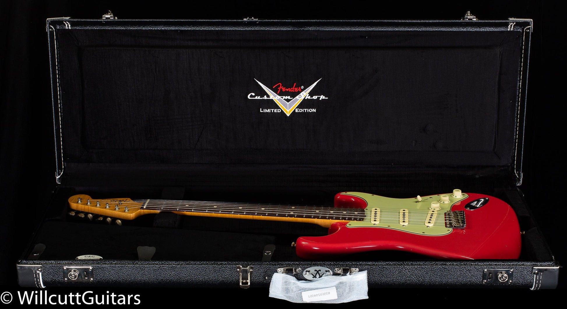 Fender Custom Shop Willcutt True '62 Stratocaster Journeyman Relic Fiesta Red '59 C (222)
