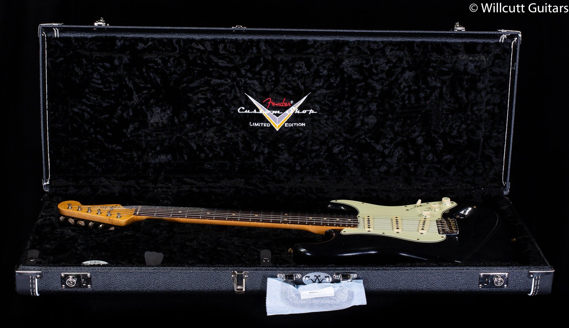 Fender Custom Shop Willcutt True '62 Stratocaster Journeyman Relic Black Large C
