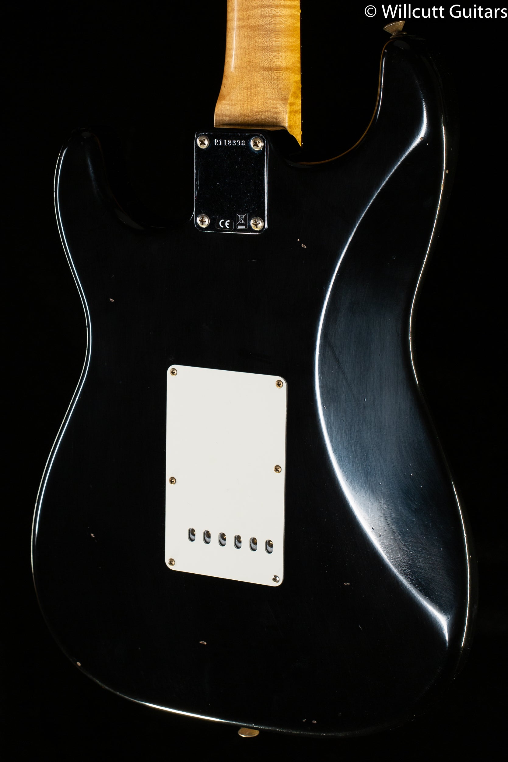 Fender Custom Shop Willcutt True '62 Stratocaster Journeyman Relic Black 60s Oval C