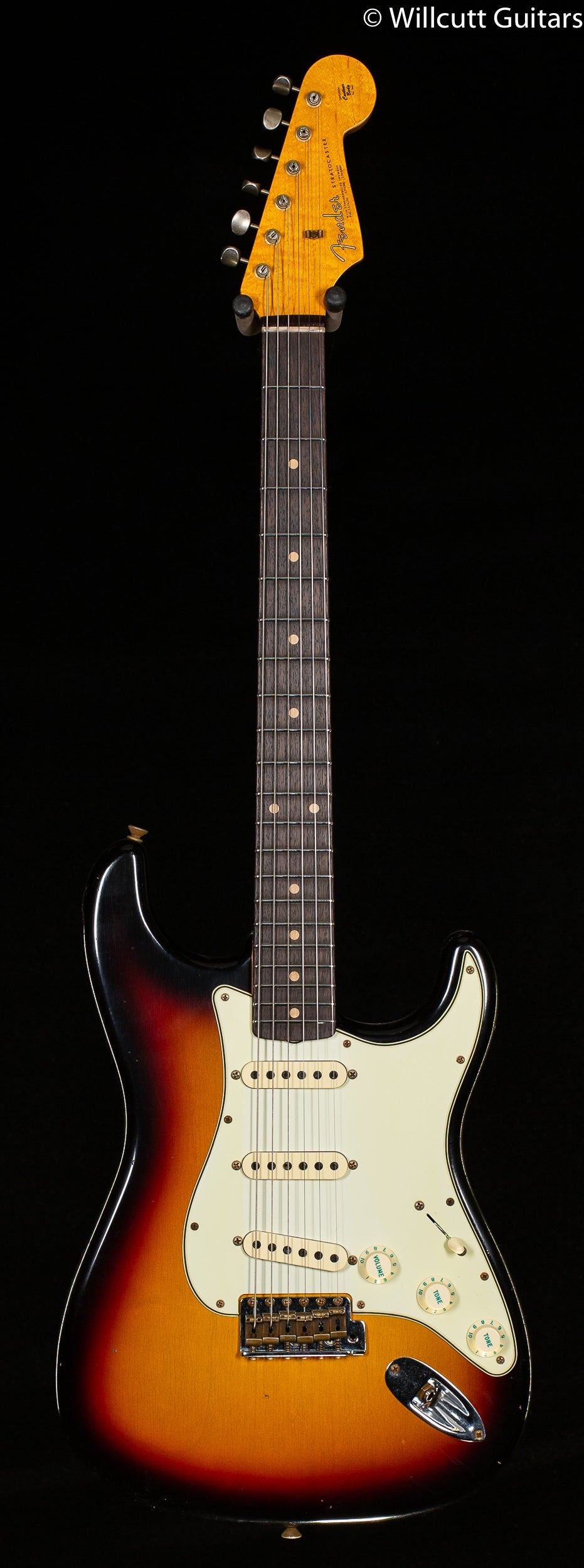 Fender Custom Shop Willcutt True '62 Stratocaster Journeyman Relic 3-Tone Sunburst 60s Oval C