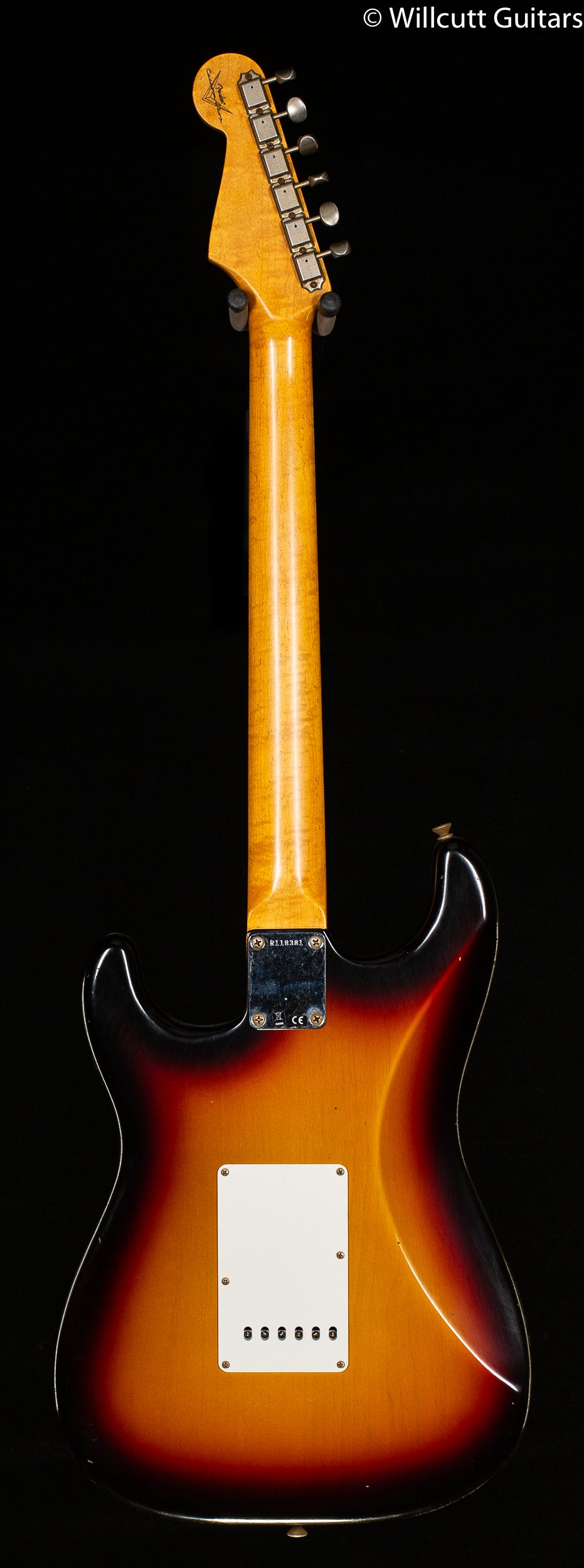 Fender Custom Shop Willcutt True '62 Stratocaster Journeyman Relic 3-Tone Sunburst 60s Oval C