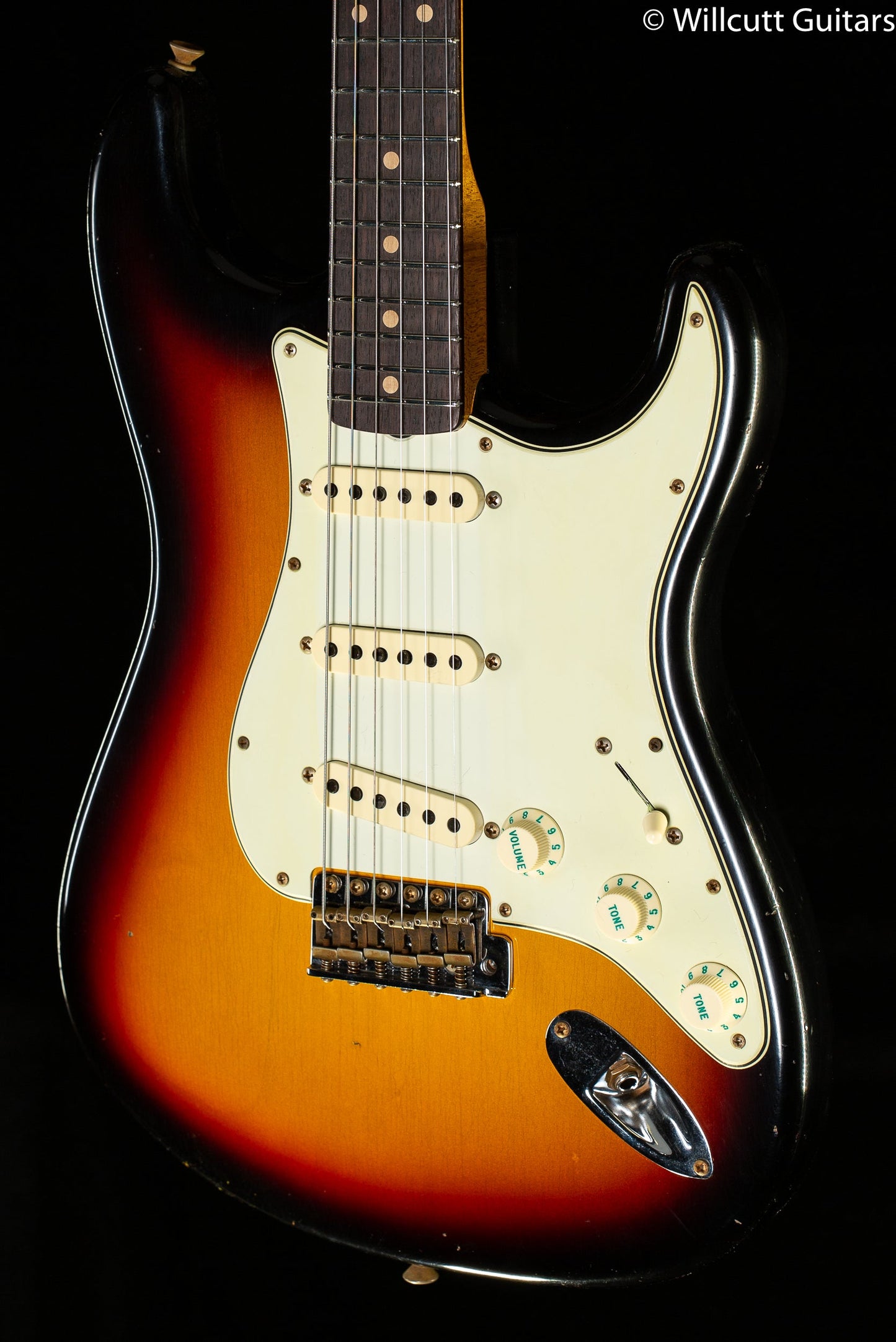 Fender Custom Shop Willcutt True '62 Stratocaster Journeyman Relic 3-Tone Sunburst 60s Oval C