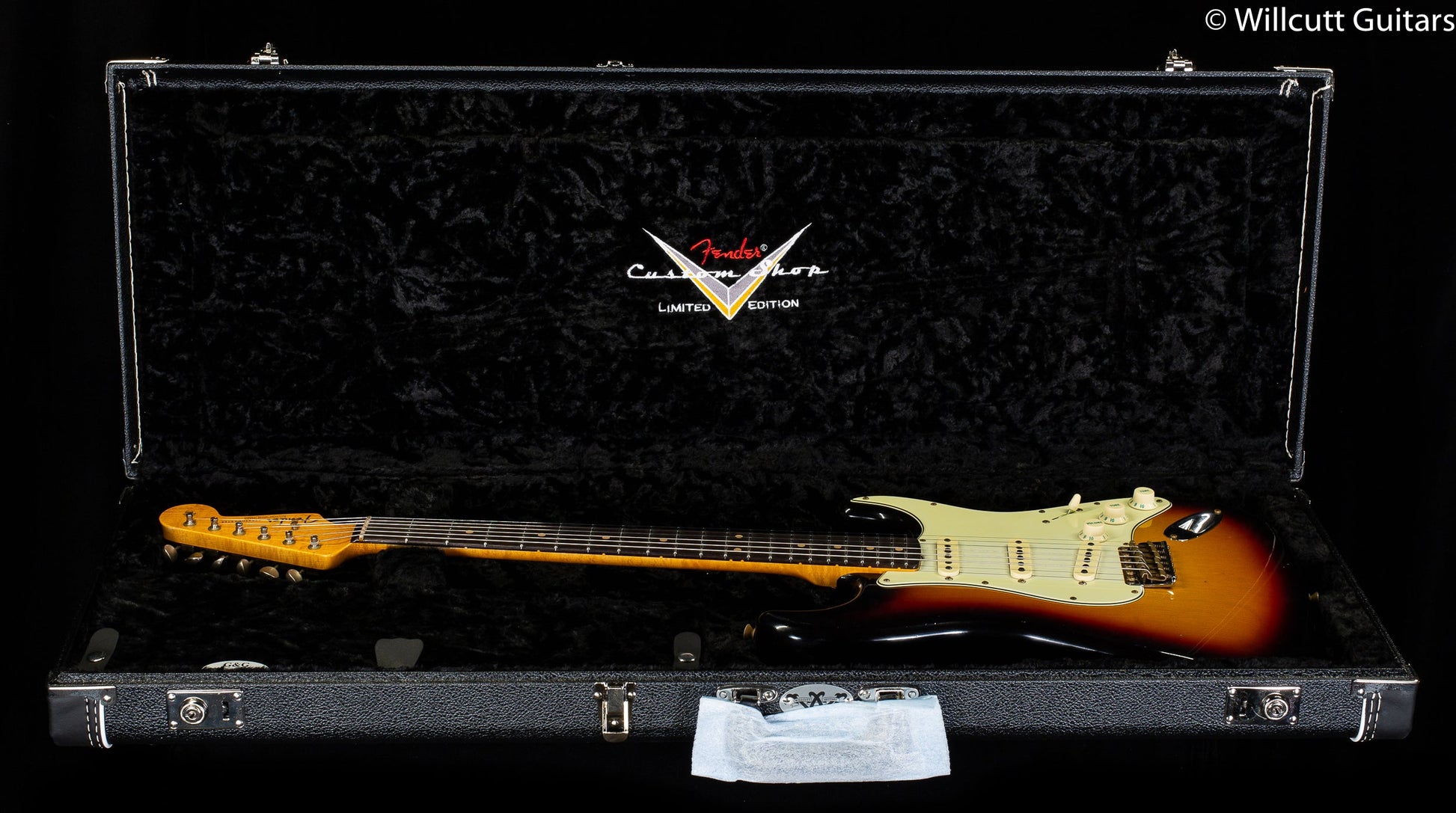 Fender Custom Shop Willcutt True '62 Stratocaster Journeyman Relic 3-Tone Sunburst 60s Oval C
