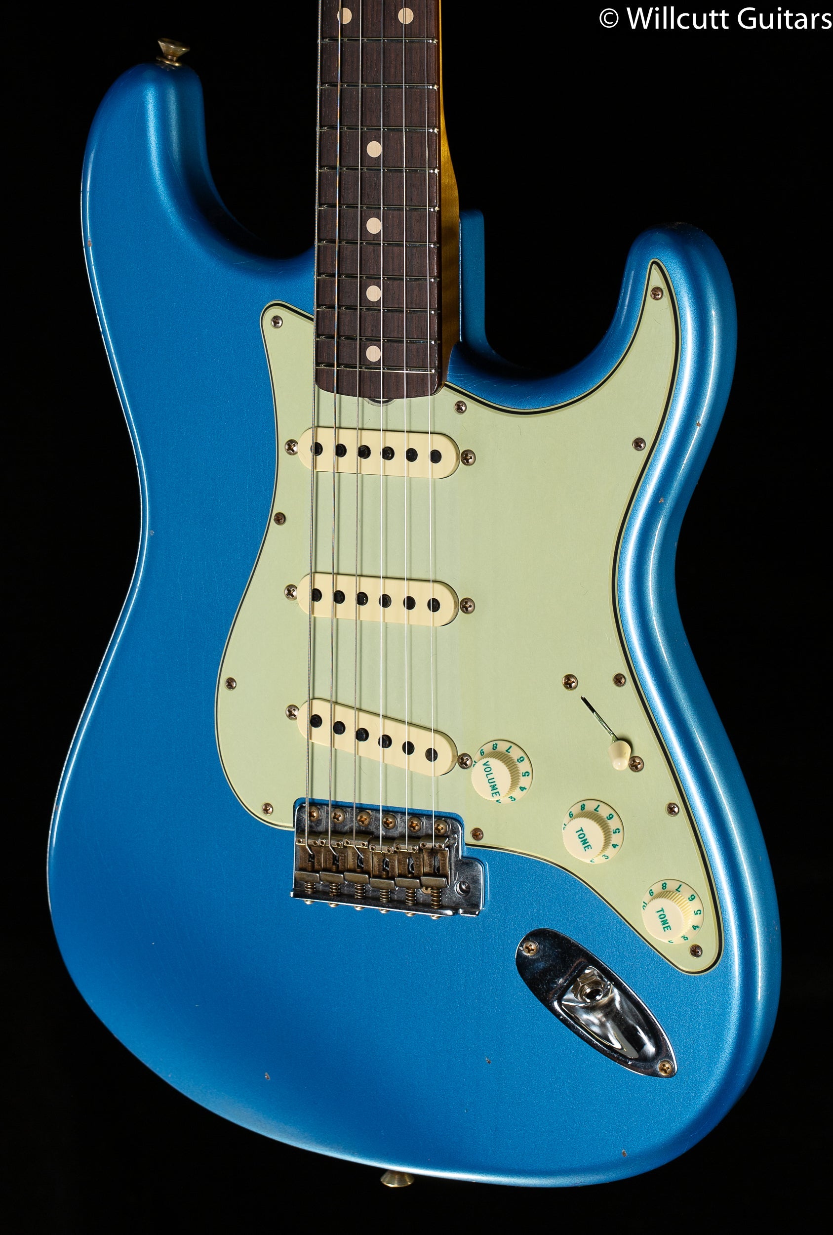 Fender Custom Shop Willcutt True '62 Stratocaster Journeyman Relic Lake Placid Blue 59 C (682)