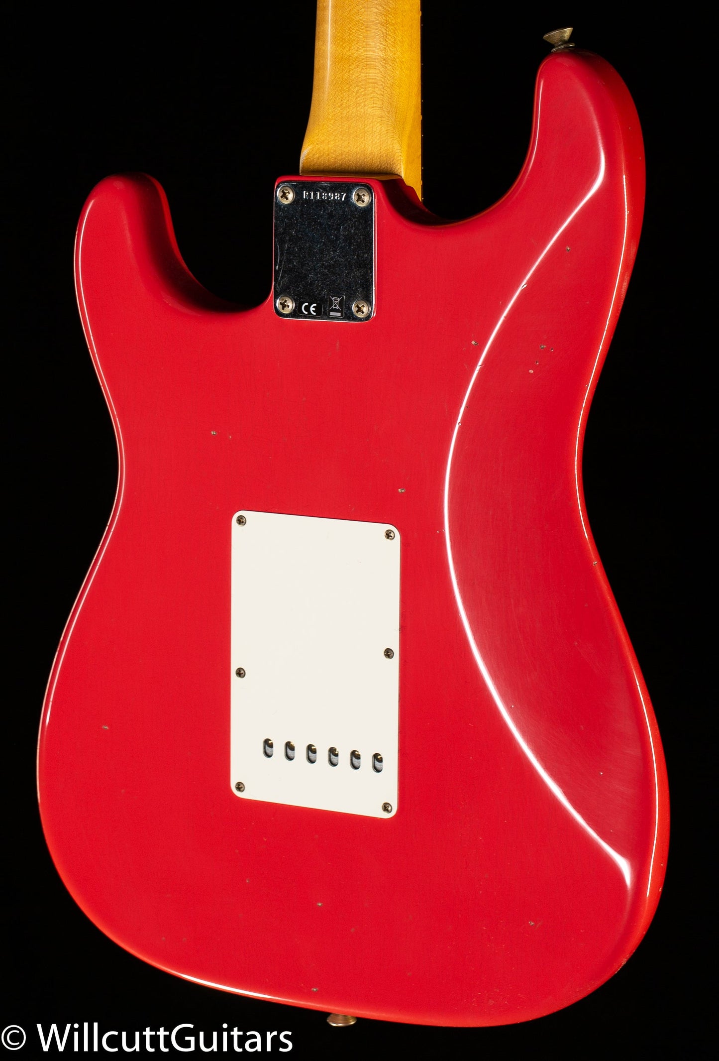 Fender Custom Shop Willcutt True '62 Stratocaster Journeyman Relic Fiesta Red Large C (987)