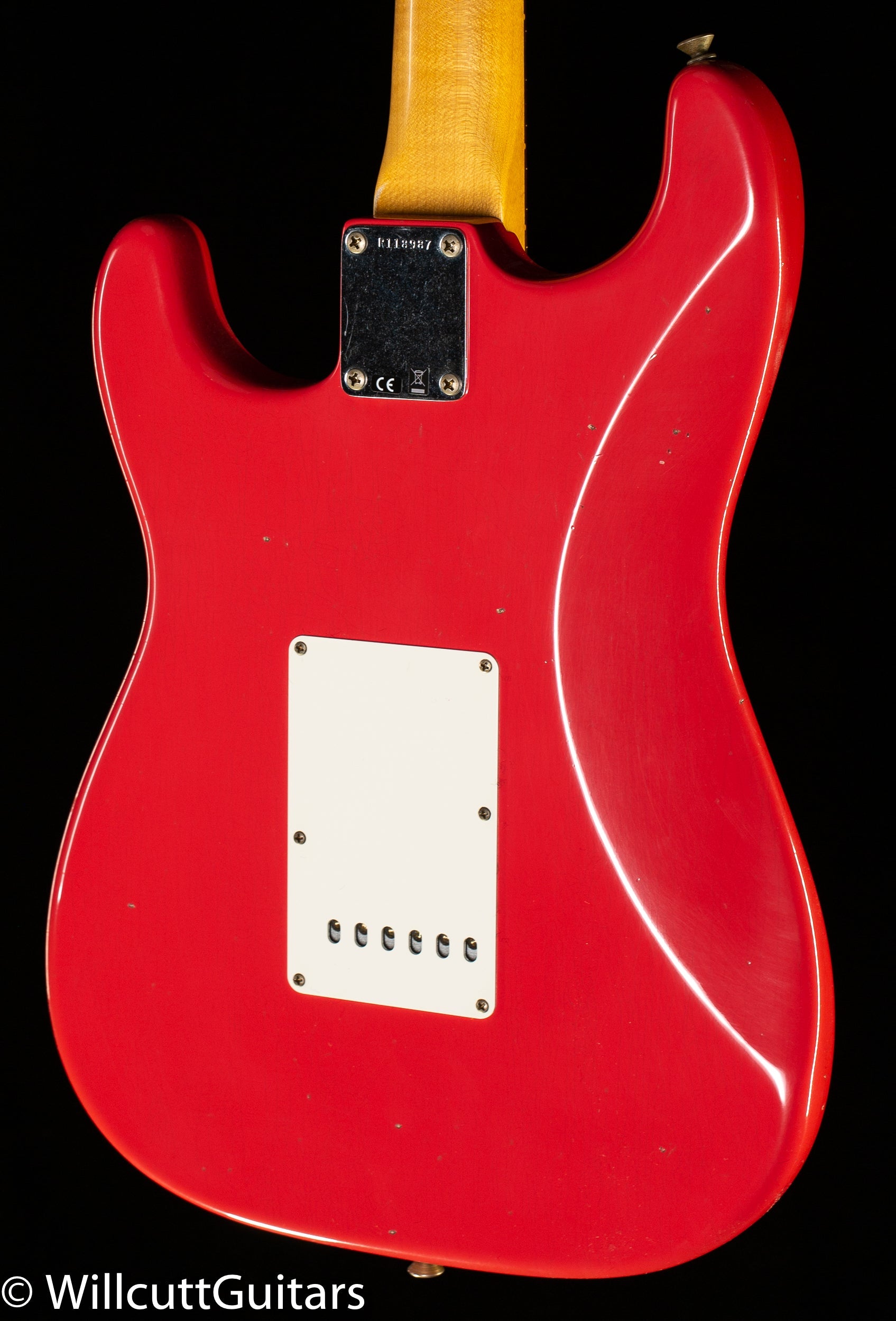 Fender Custom Shop Willcutt True '62 Stratocaster Journeyman Relic Fiesta Red Large C (987)
