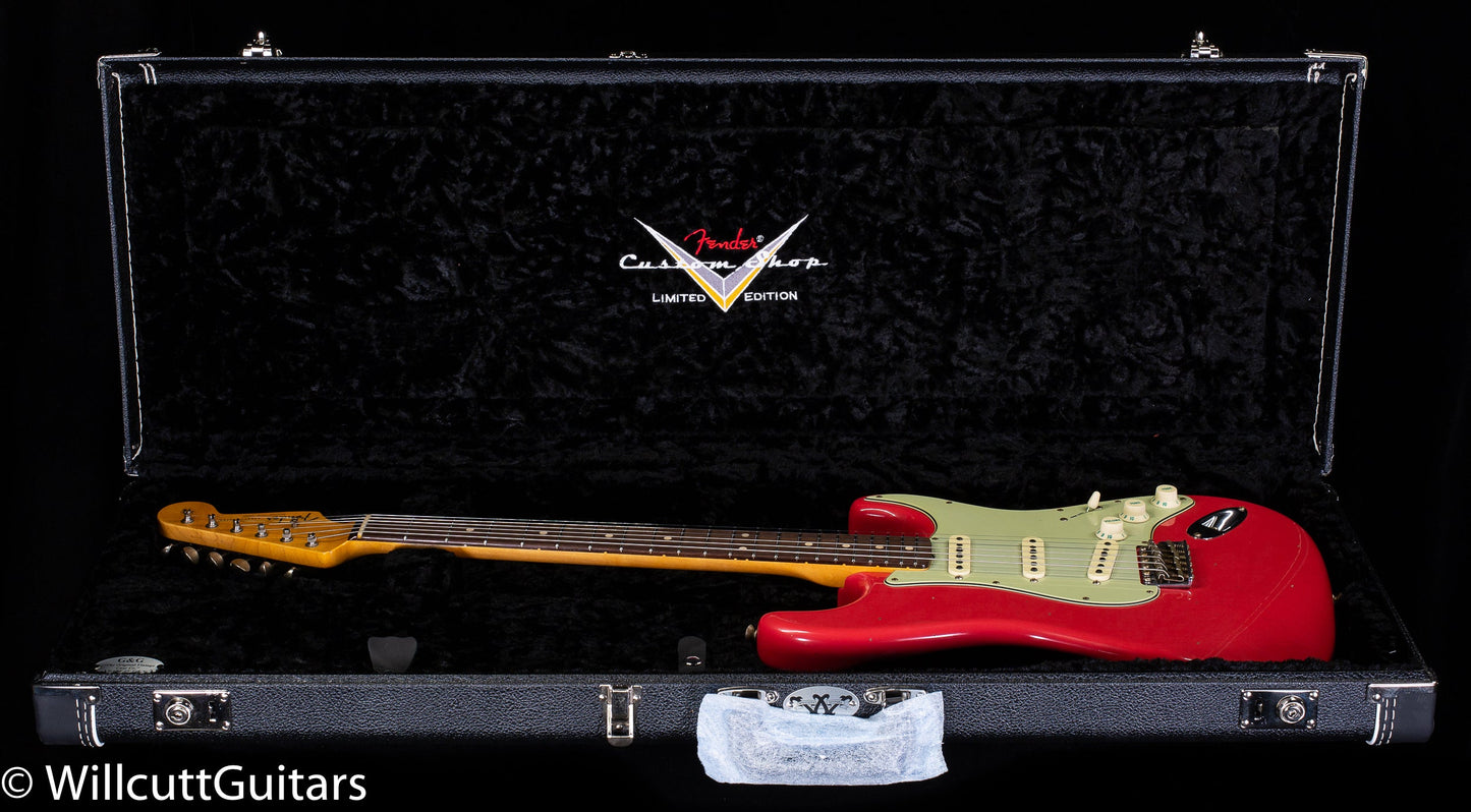 Fender Custom Shop Willcutt True '62 Stratocaster Journeyman Relic Fiesta Red Large C (987)