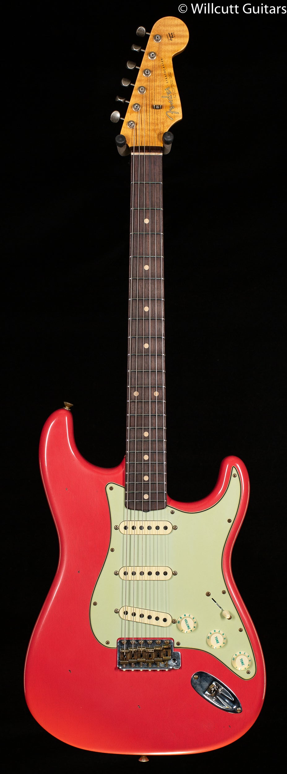 Fender Custom Shop Willcutt True '62 Stratocaster Journeyman Relic Fiesta Red '57 V (009)