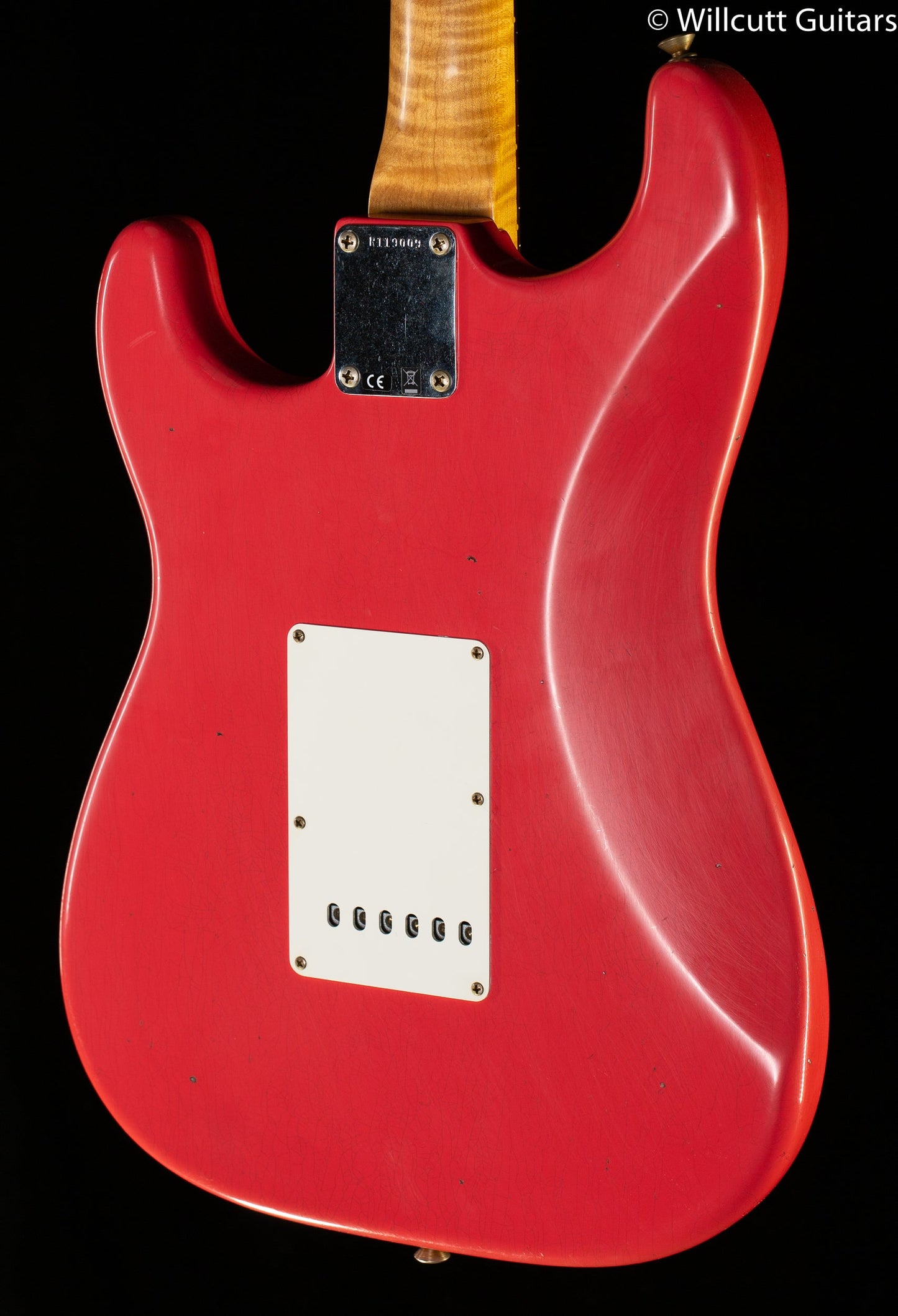 Fender Custom Shop Willcutt True '62 Stratocaster Journeyman Relic Fiesta Red '57 V (009)
