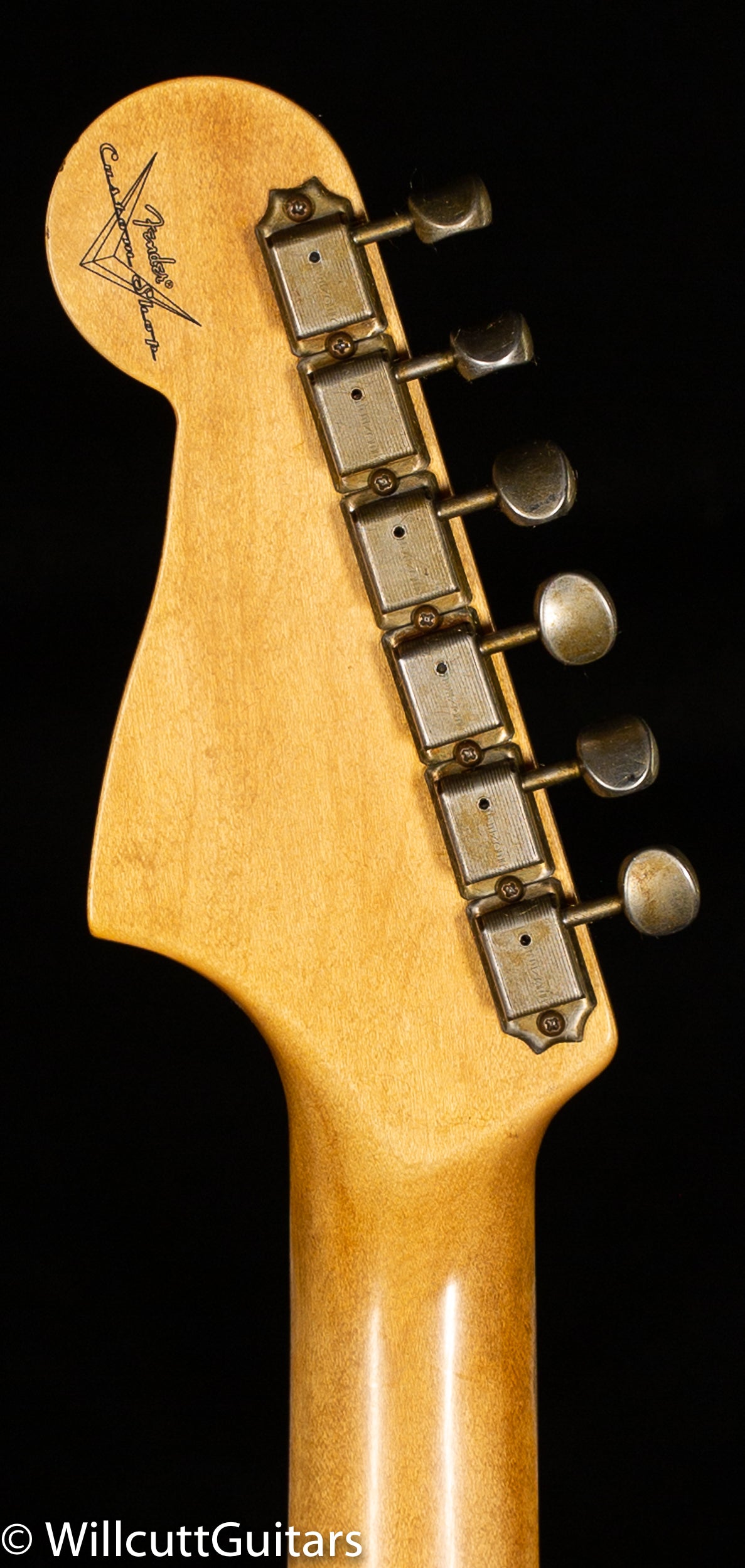 Fender Custom Shop 1962 Jazzmaster Journeyman Relic Painted Head Cap Daphne Blue (079)