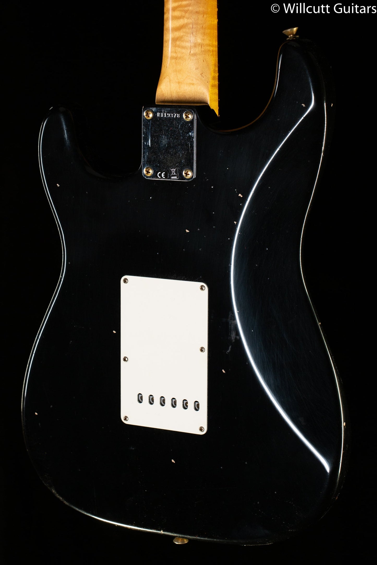 Fender Custom Shop Willcutt True '62 Stratocaster Journeyman Relic Black Large C (378)