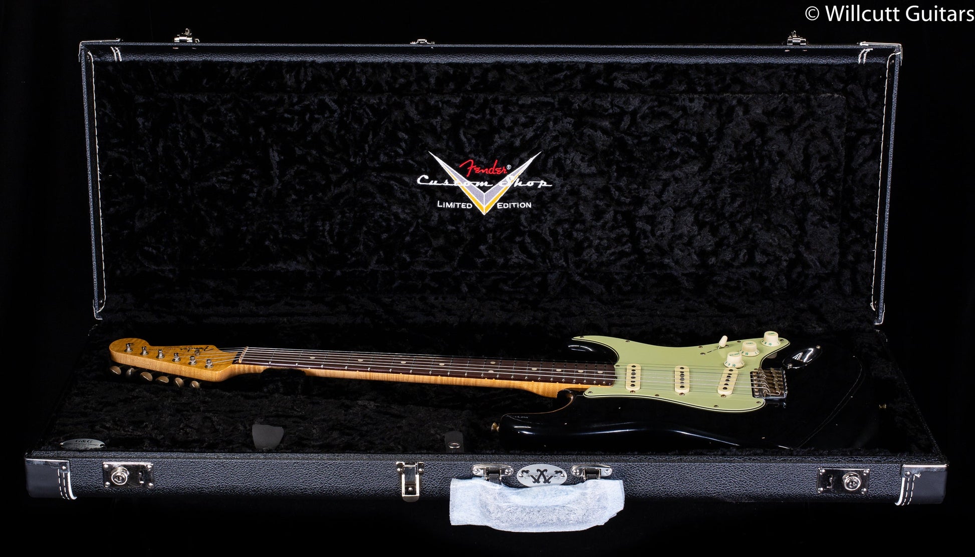 Fender Custom Shop Willcutt True '62 Stratocaster Journeyman Relic Black Large C (378)