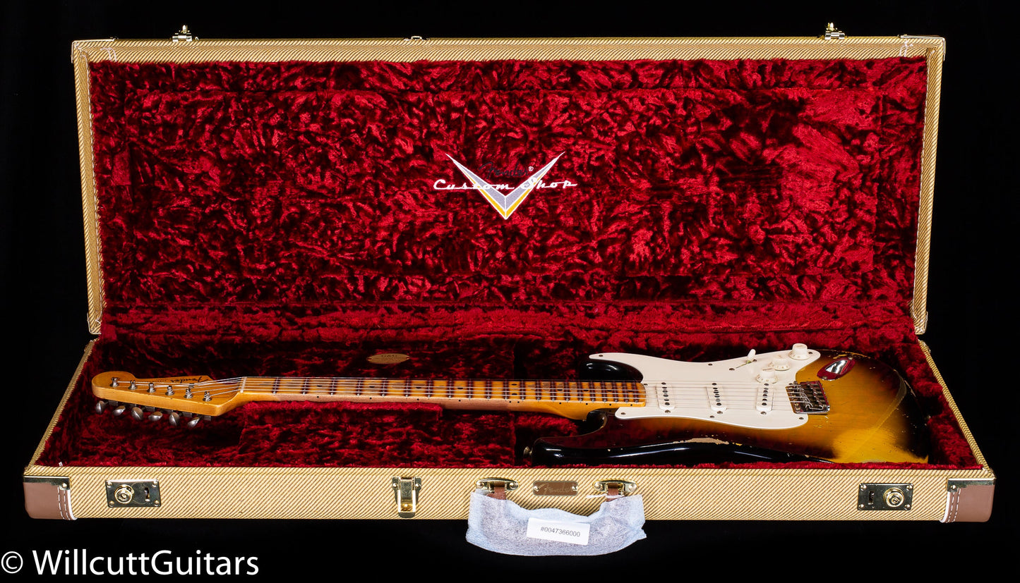 Fender Custom Shop 1957 Stratocaster Heavy Relic 2-Tone Sunburst (635)