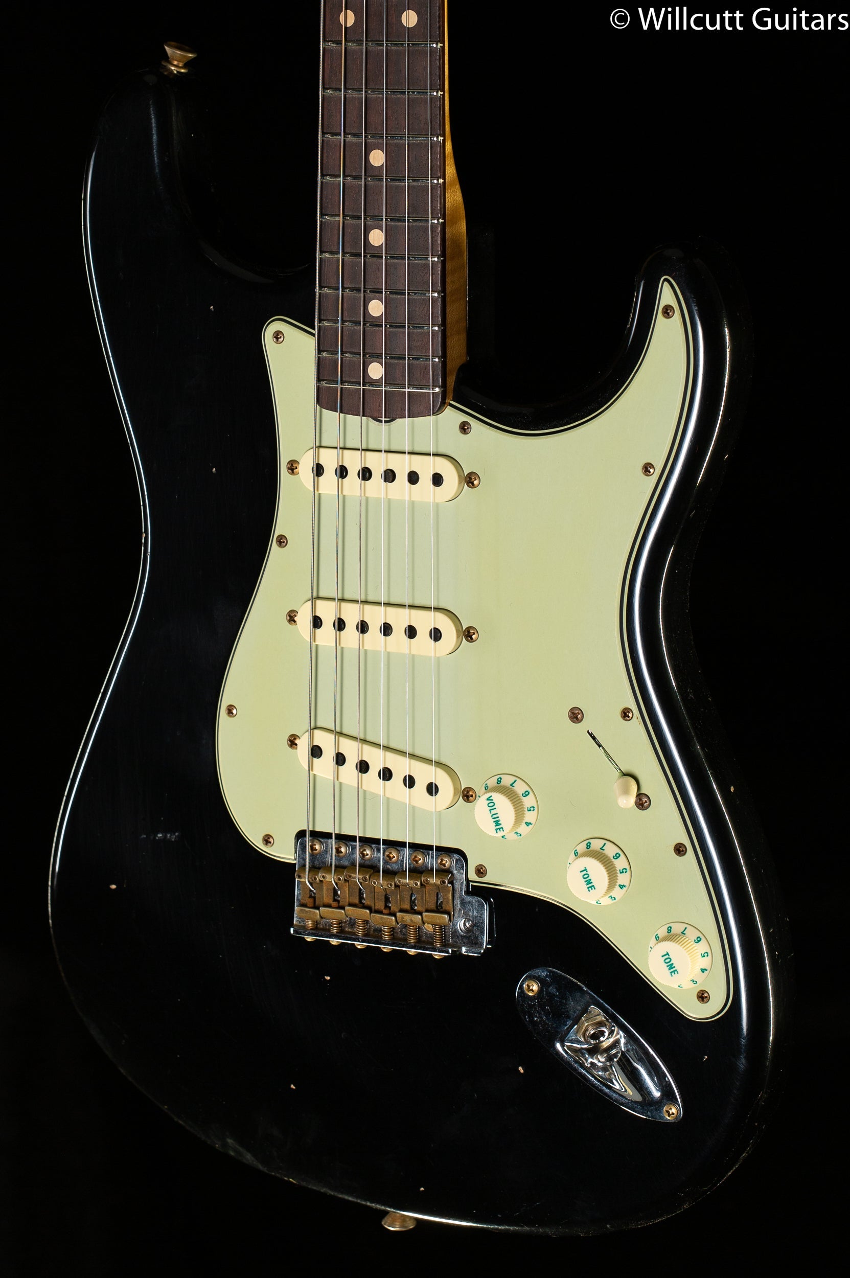 Fender Custom Shop Willcutt True '62 Stratocaster Journeyman Relic Black 60s C (794)