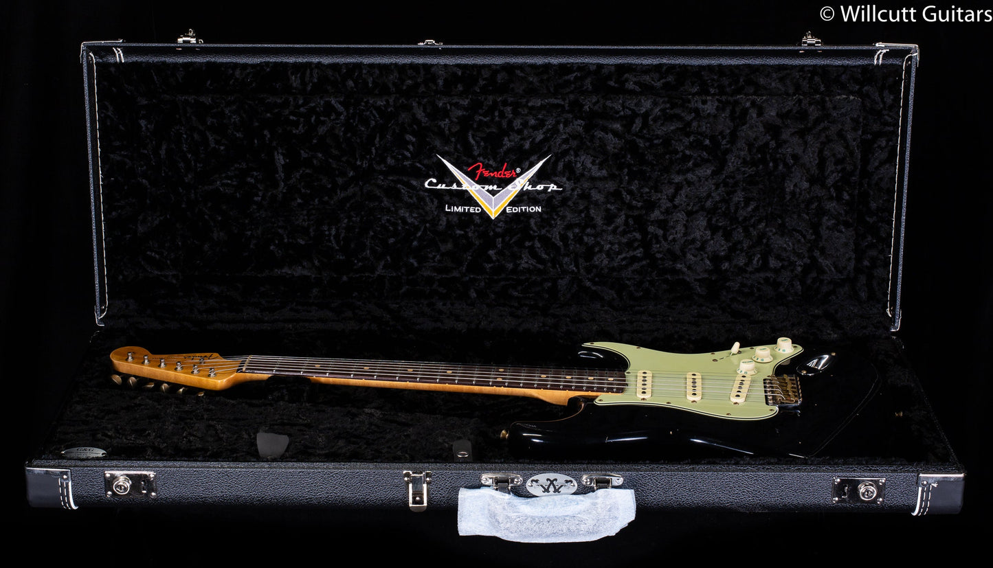 Fender Custom Shop Willcutt True '62 Stratocaster Journeyman Relic Black 60s C (794)