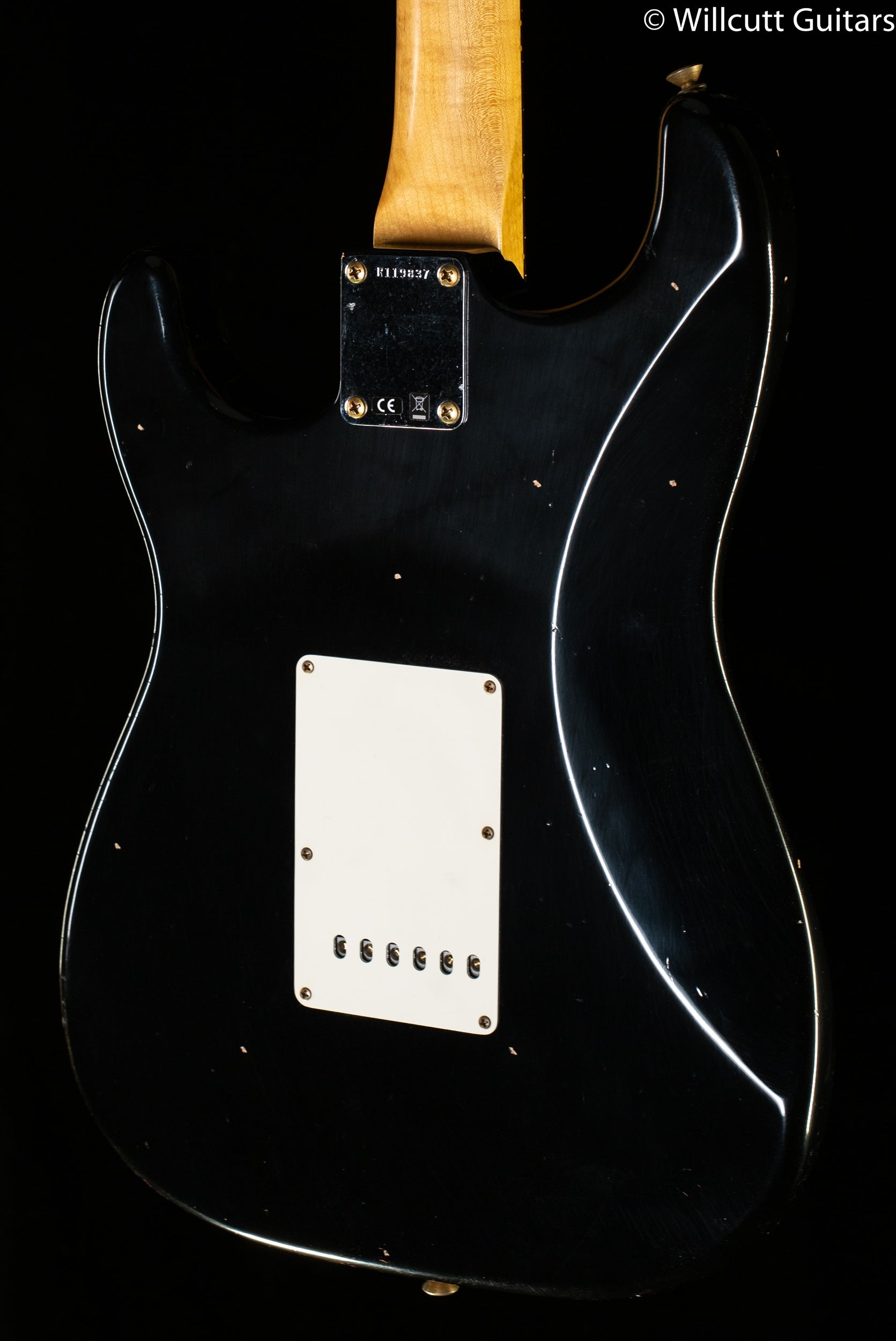 Fender Custom Shop Willcutt True '62 Stratocaster Journeyman Relic Black 57 V  (837)