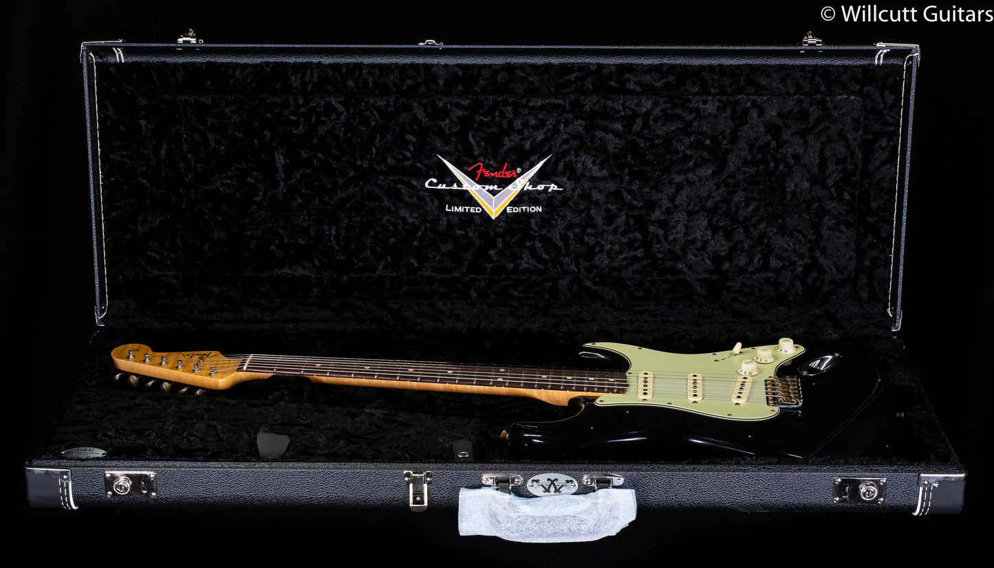Fender Custom Shop Willcutt True '62 Stratocaster Journeyman Relic Black 57 V  (837)