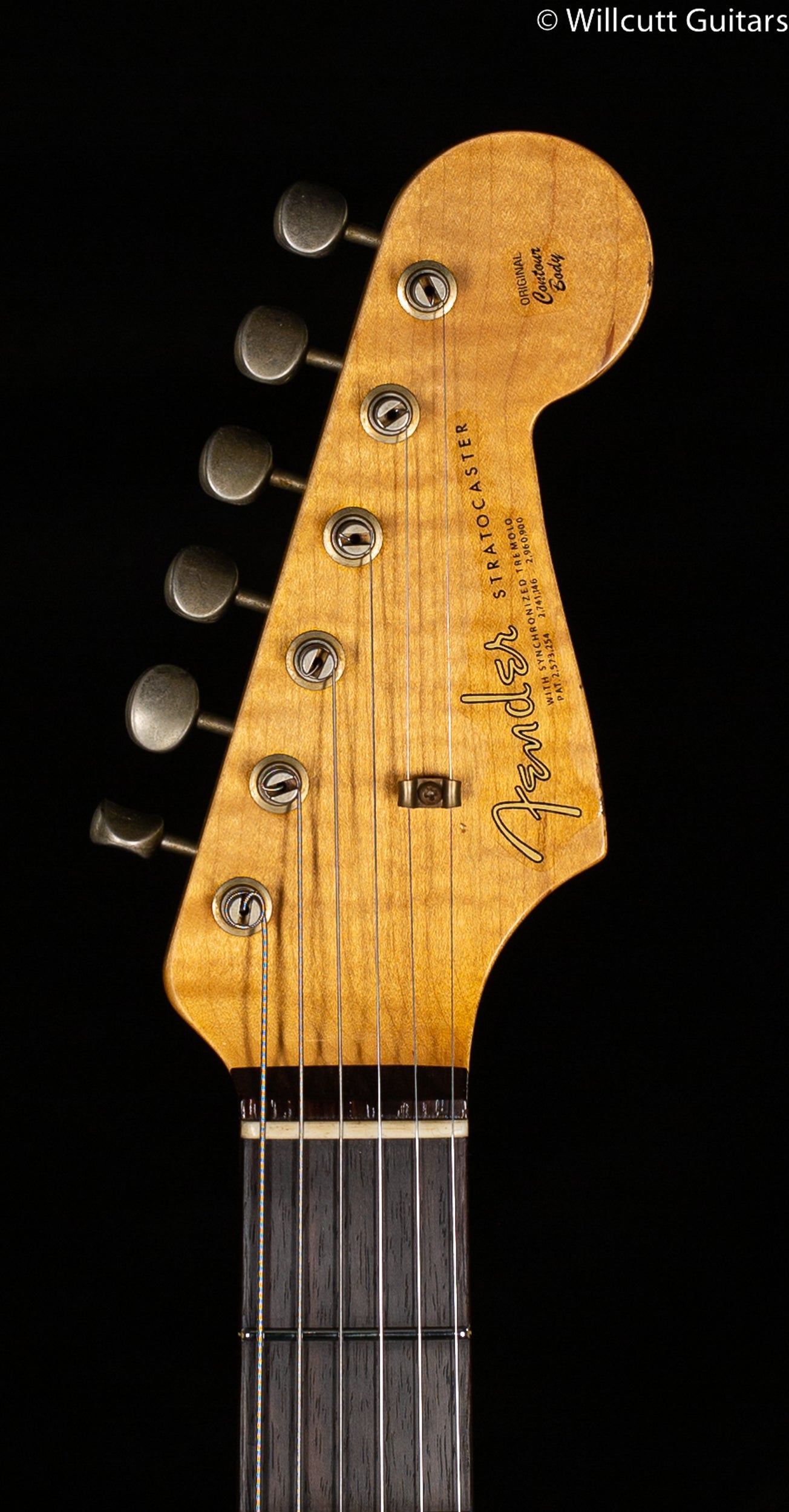 Fender Custom Shop Willcutt True '62 Stratocaster Journeyman Relic Black 57 V (850)