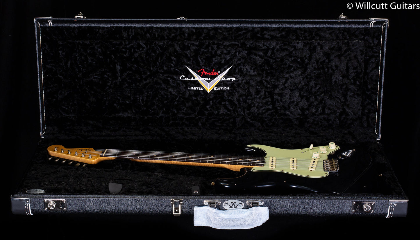 Fender Custom Shop Willcutt True '62 Stratocaster Journeyman Relic Black 57 V (850)