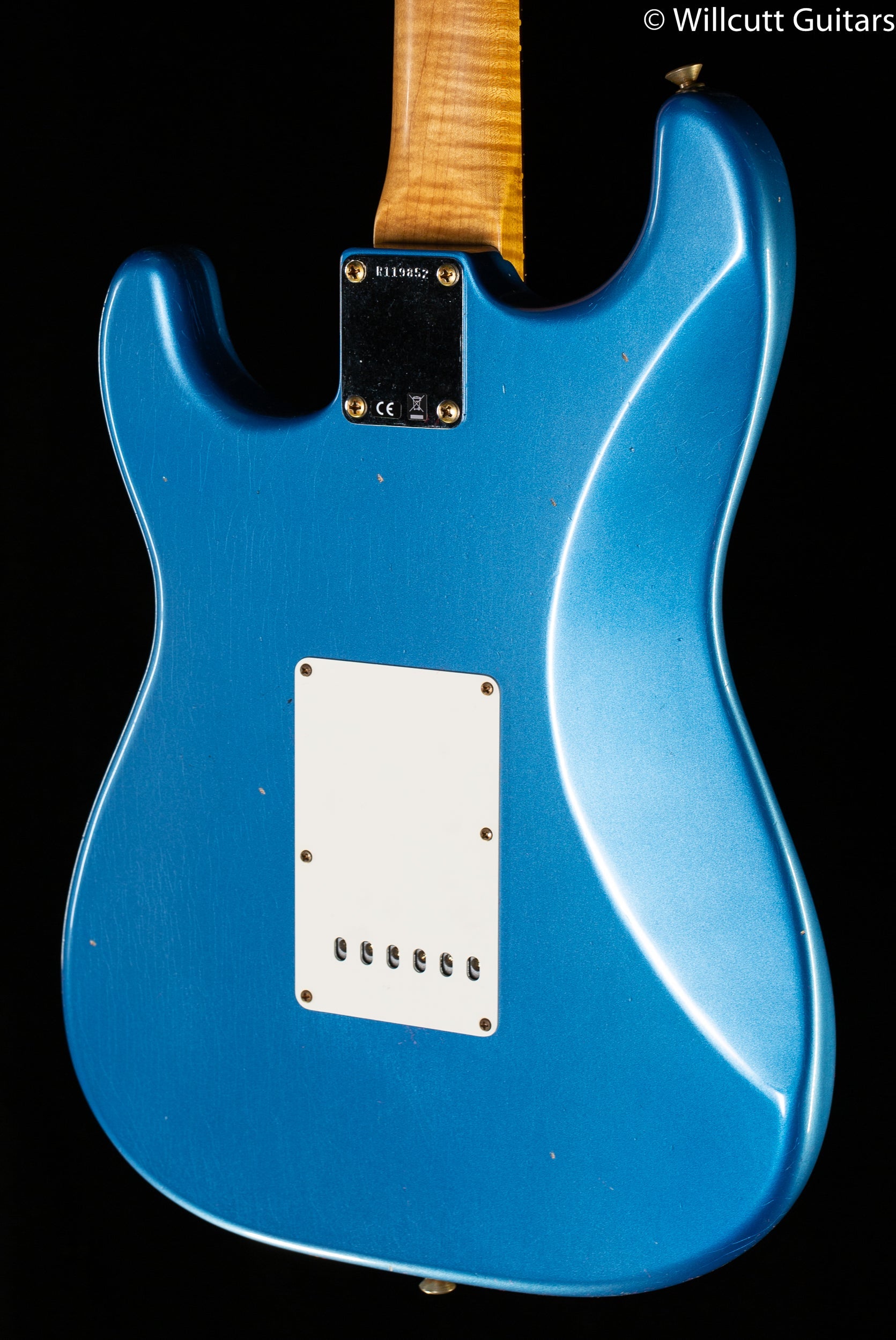 Fender Custom Shop Willcutt True '62 Stratocaster Journeyman Relic Lake Placid Blue Large C (852)